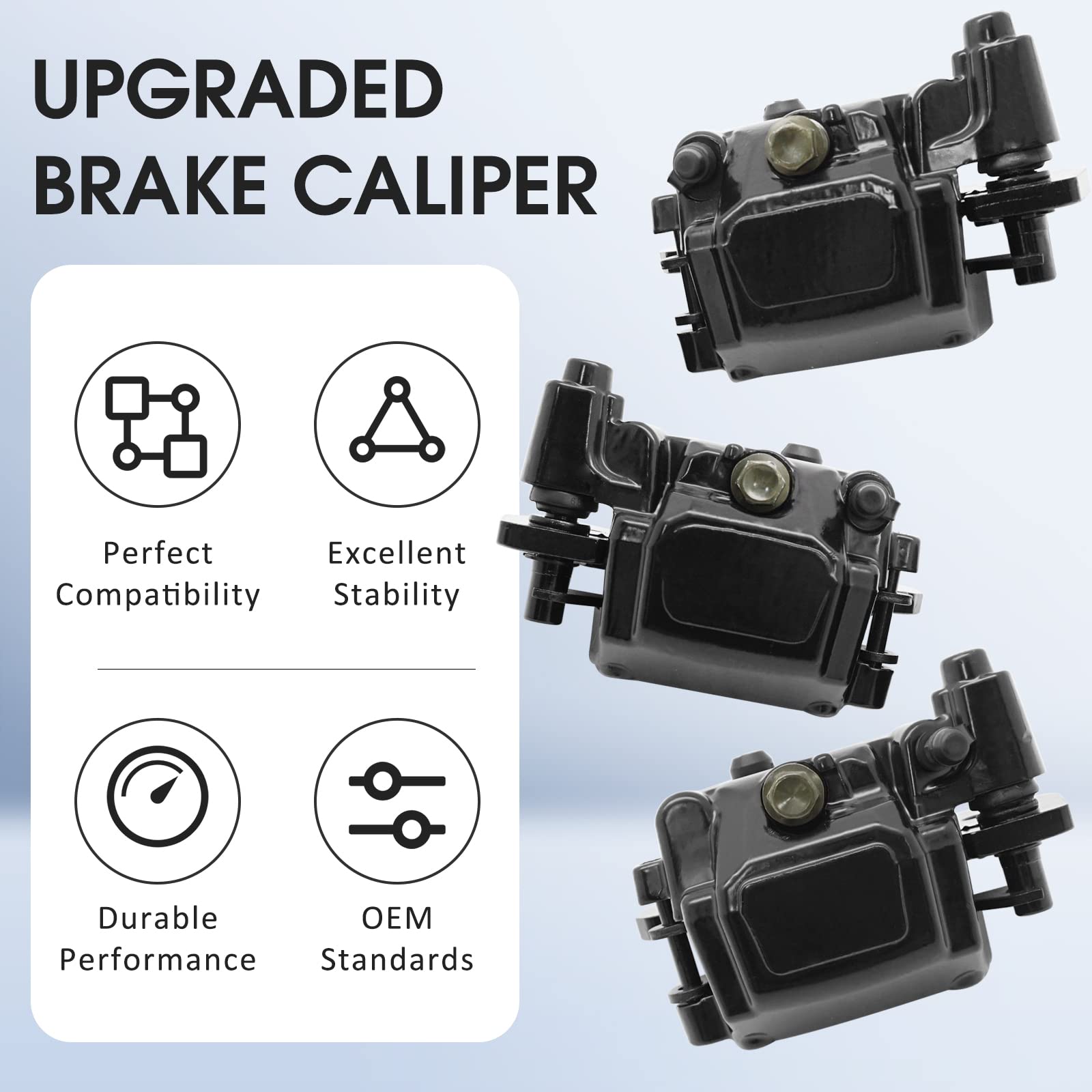 M Mati Rear Right & Front Brake Caliper Set For Can-Am Outlander 450 500 570 650 800 850 1000 Renegade 500 570 650 800 850 1000 705600862 705600861 705600859