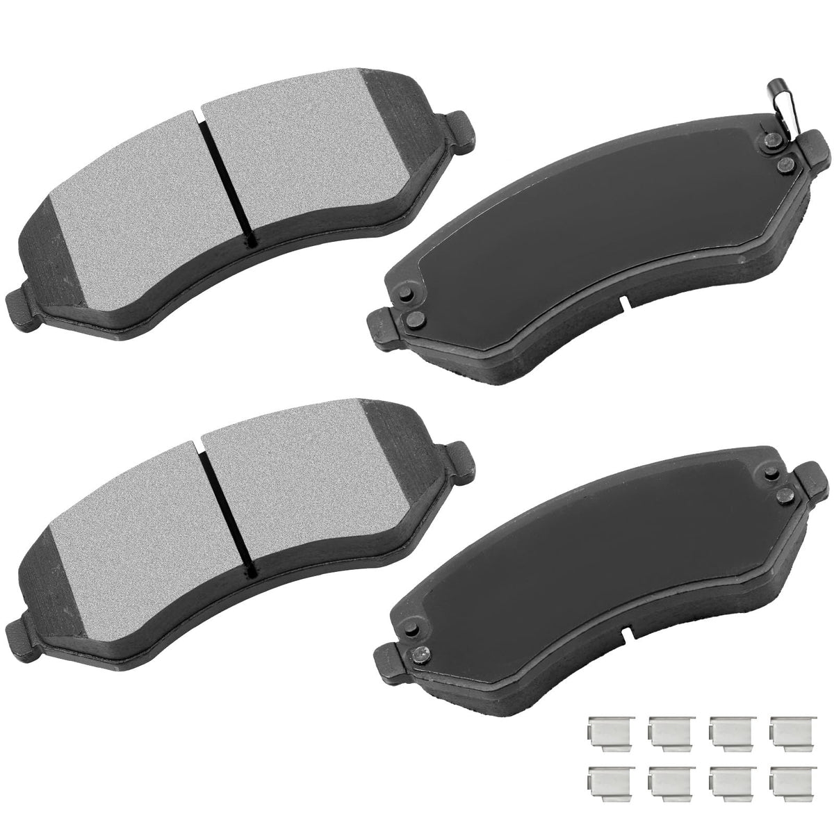 Cciyu D856 Front Ceramic Disc Brake Pads Kit For Chrysler Town & Country 03-07,For Chrysler Voyager 01-03,For Dodge Caravan 01-0