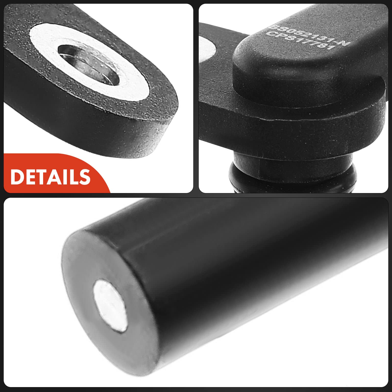 A-Premium Engine Crankshaft Position Sensor Compatible with Ford, Lincoln & Mercury - Crown Victoria, F150 F250 Super Duty, Explorer, Mustang, Expedition, E150, E250, Navigator, Mark LT - #1W7E6C315AA