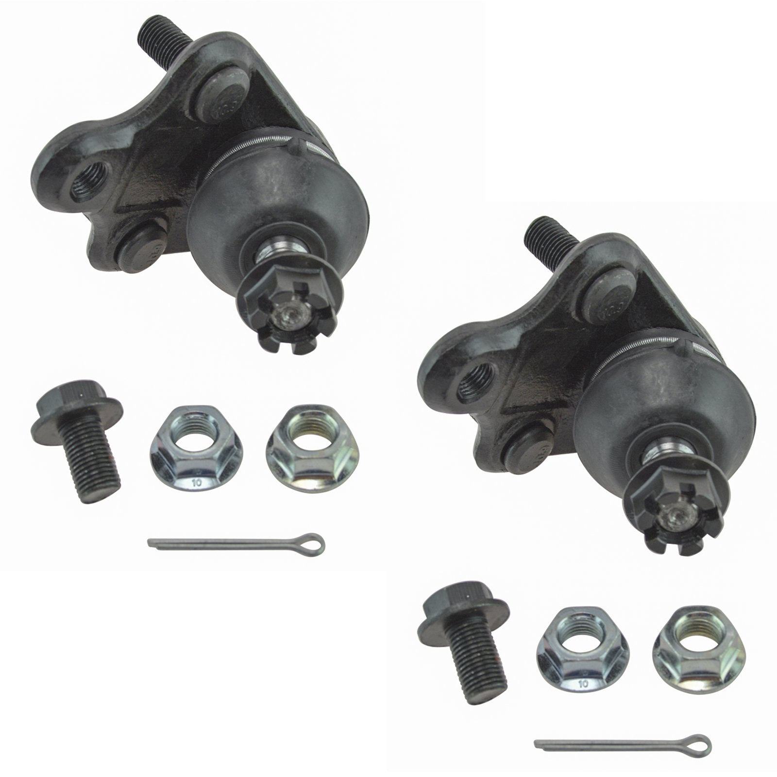 TRQ Front Lower Control Arm with Ball Joint Set Compatible with 1993-1995 Geo Prizm Toyota Corolla