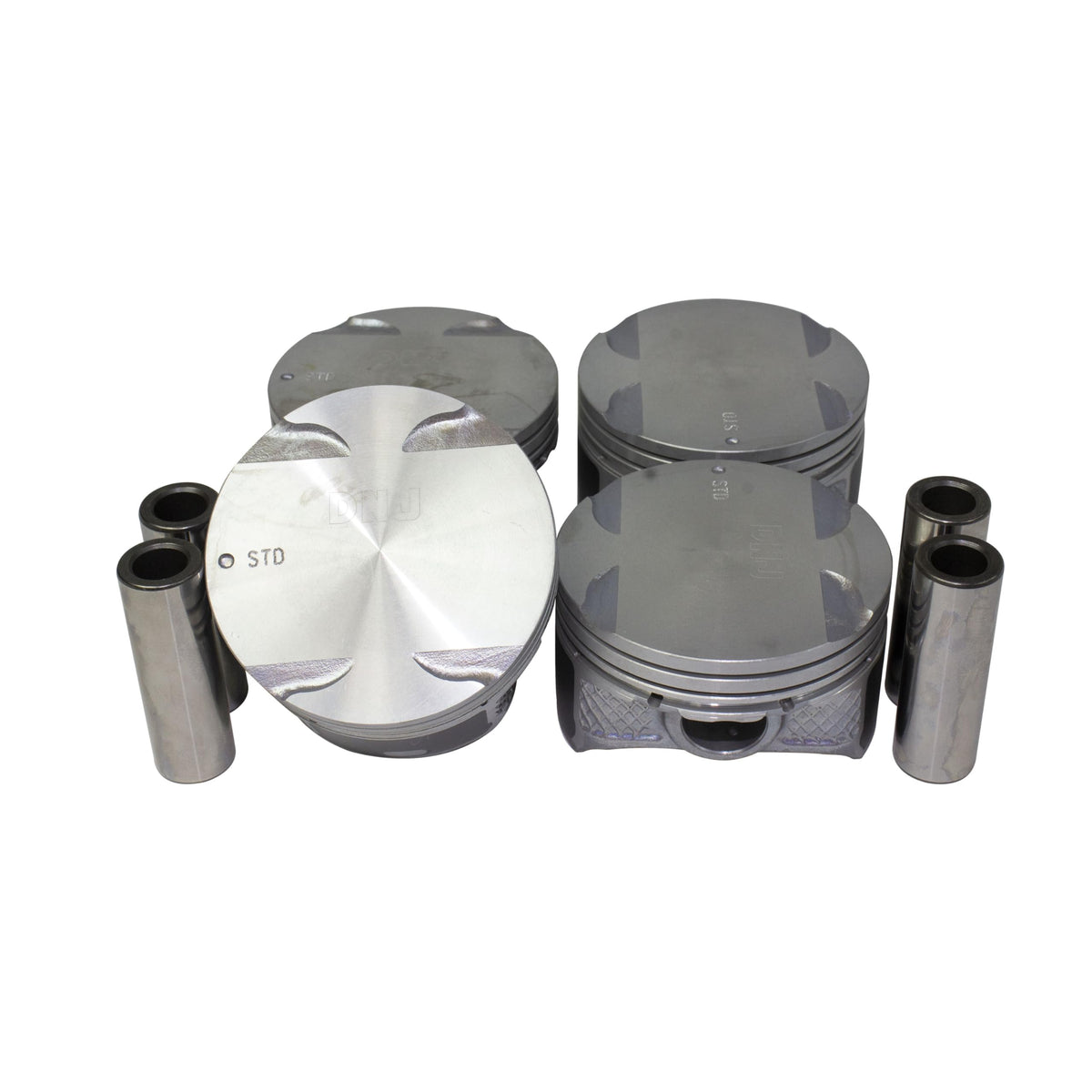 Dnj P4223 Piston Set Standard Size For 11-14 Mazda 2 1.5L L4 Dohc Naturally Aspirated Mzr