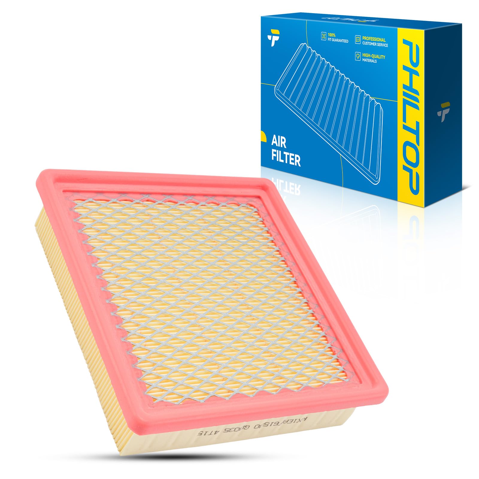 PHILTOP Engine air filter CA11049 Replacement for Chevrolet Volt 2011-2015 & Cadillac ELR 2014-2016, Flexible Panel