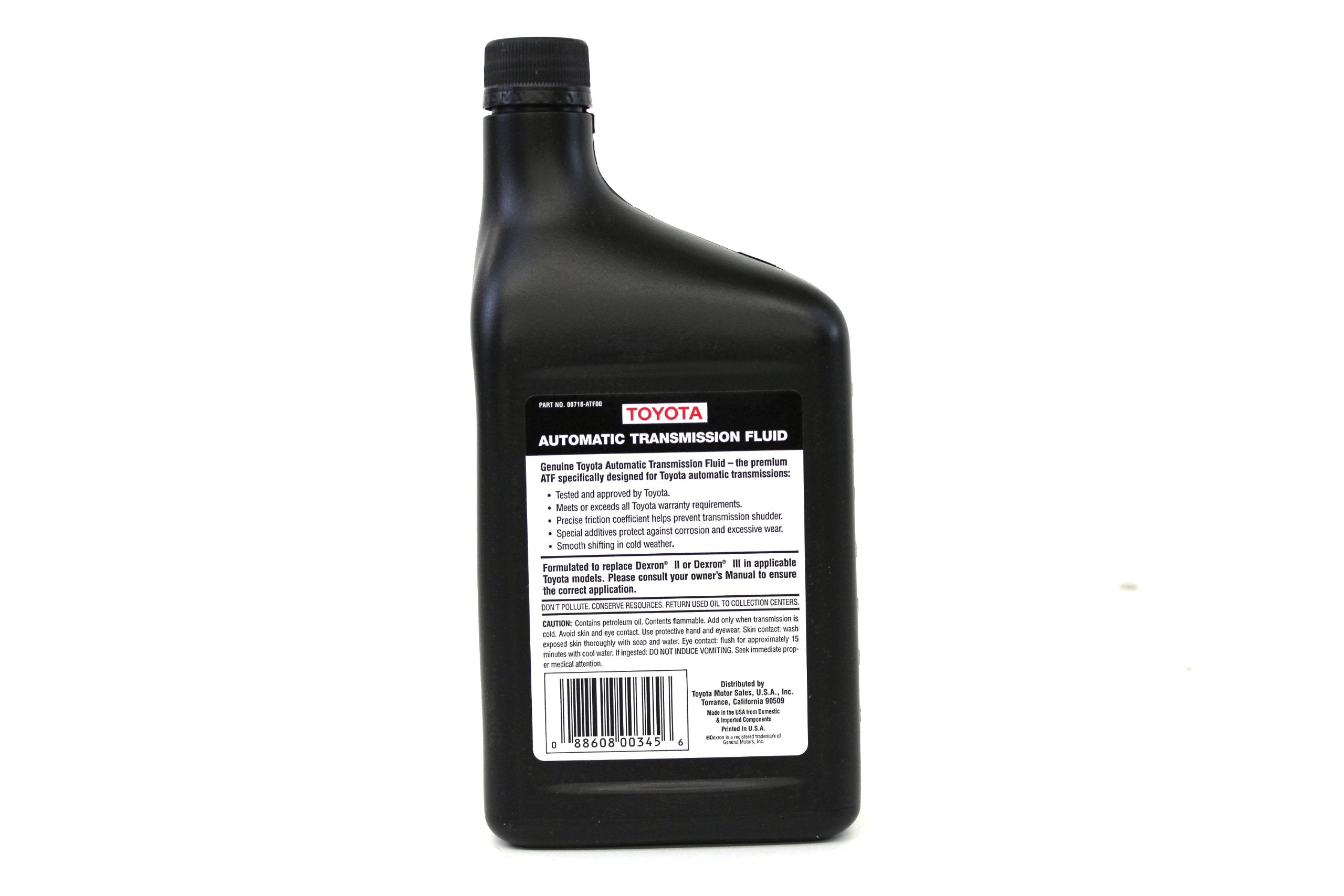 Toyota Genuine Fluid 00718Atf00 Dexron Iii Transmission Fluid - 1 Quart