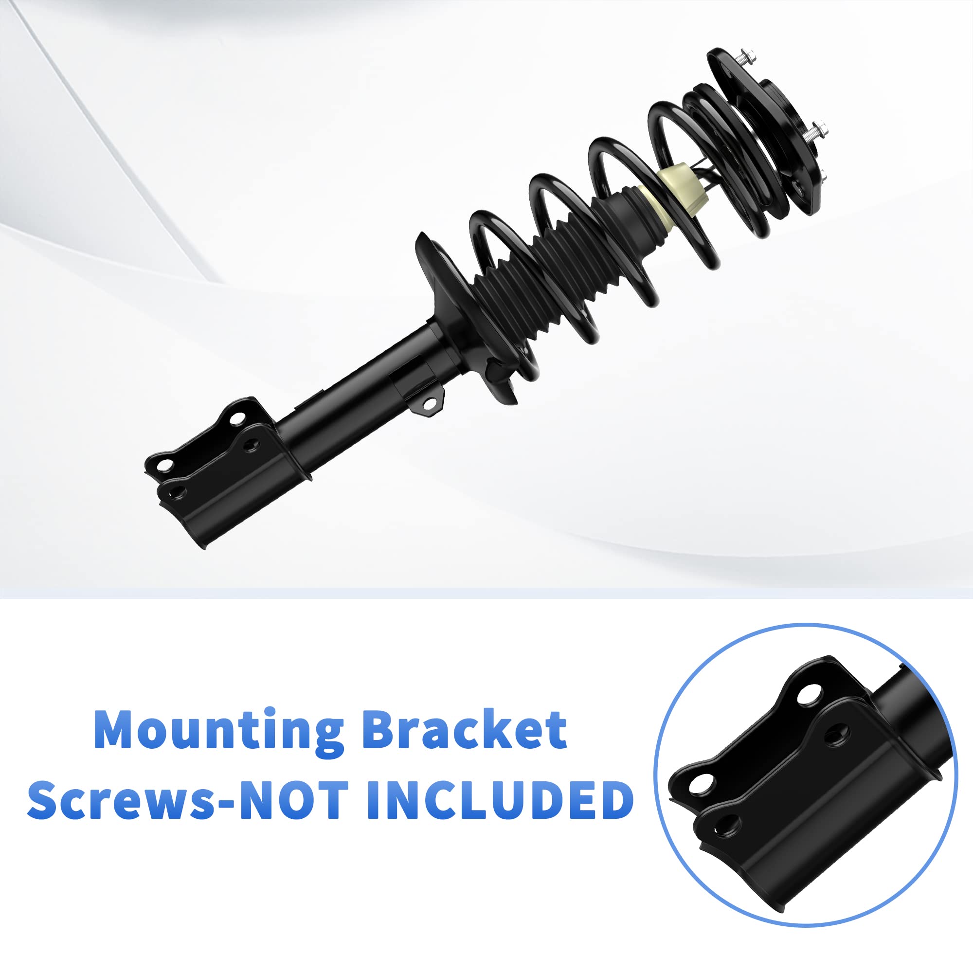 Yitamotor Front Struts Complete Strut Suspension Compatible With 2003-2008 Matrix, 2003-2008 Pontiac Vibe