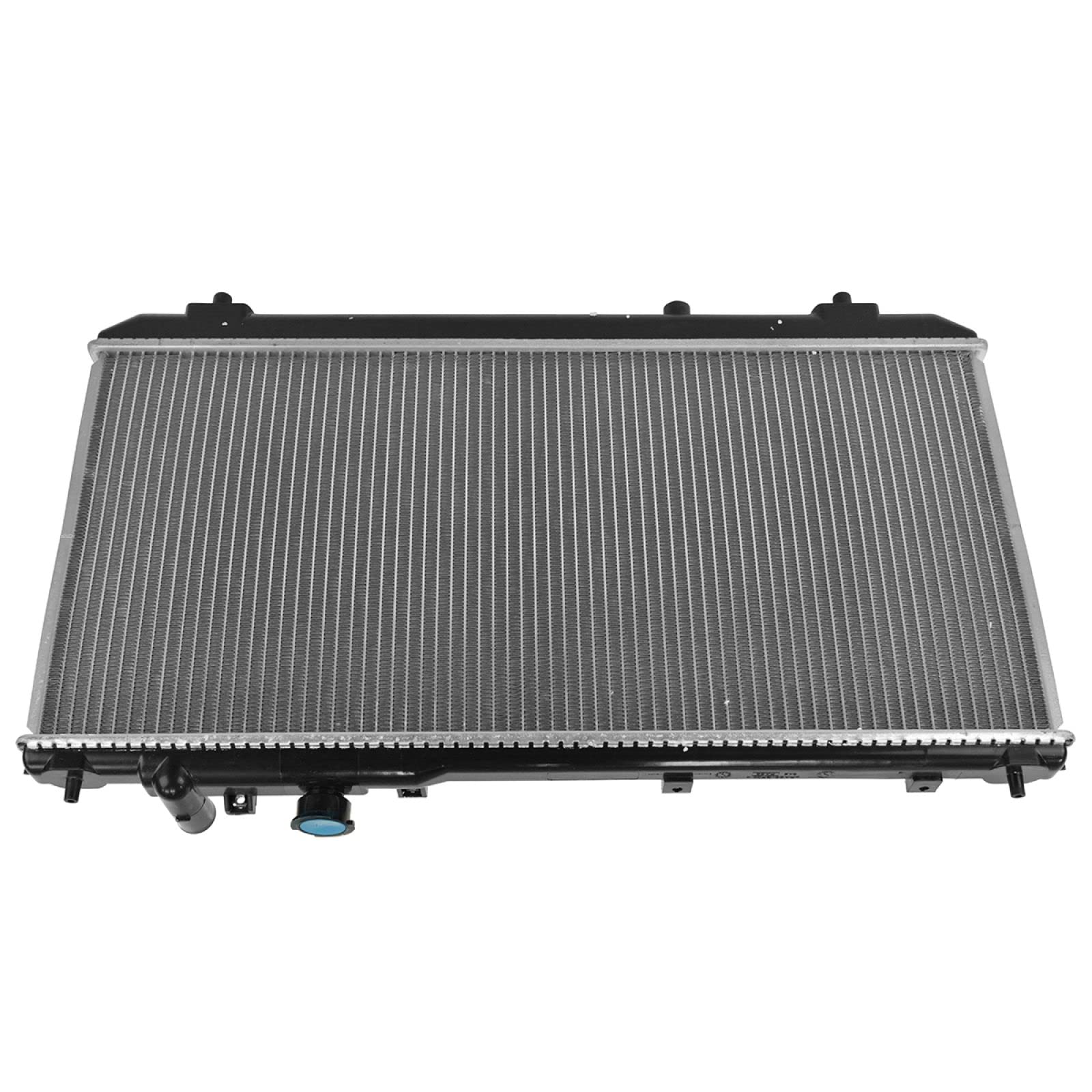 Trq Radiator Assembly Aluminum Core Compatible With 99-03 Mazda Protege 02-03 Protege5 Cu2303 Cu2303Cc Ma3010140