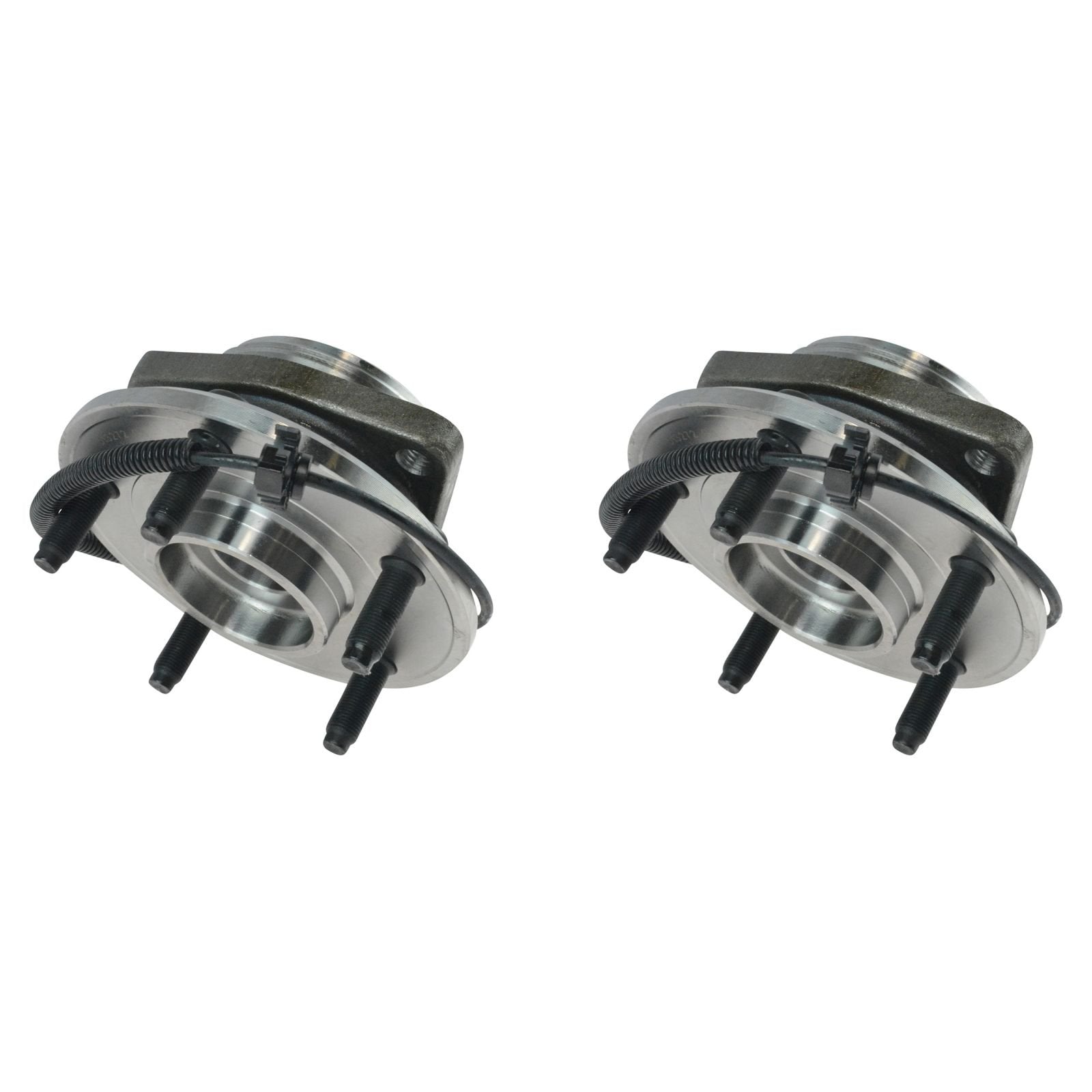 Trq Front Wheel Hub Bearings Assembly Set Compatible With 2007-2017 Jeep Wrangler 2018 Wrangler Jk