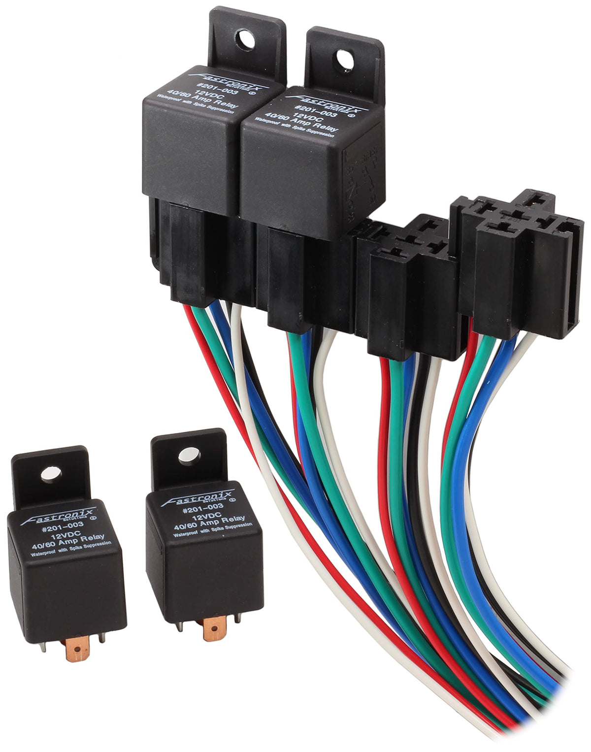 Fastronix High Current 40/60A Relay Panel With Interlocking Sockets