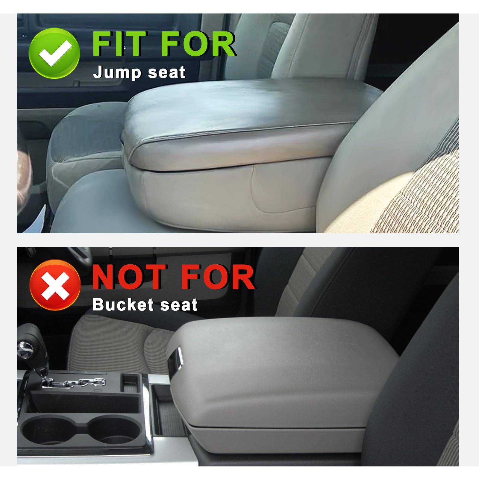 Muslogy Center Console Armrest Cover Compatible With Dodge Ram1500/2500/3500 2002-2012 Comfort Armrest Pad Arm Rest Cushion Vega