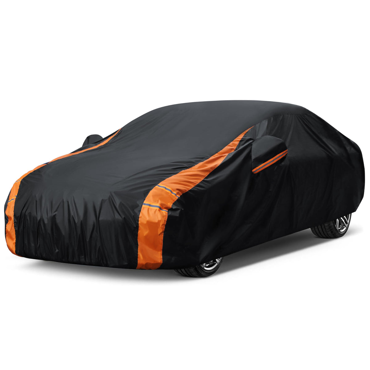 DYTARGET in Full Exterior Sedan Car Cover All Weather, Waterproof, UV Resistant, Dustproof and Snowproof Fit Acura,Subaru,Nissan