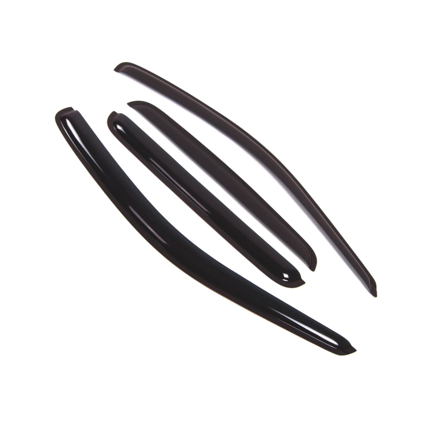 Tuningpros Outside Mount Window Vent Visors Rain Guards Compatible With Jeep Grand Cherokee 1999-2004 | Side Window Wind Deflect