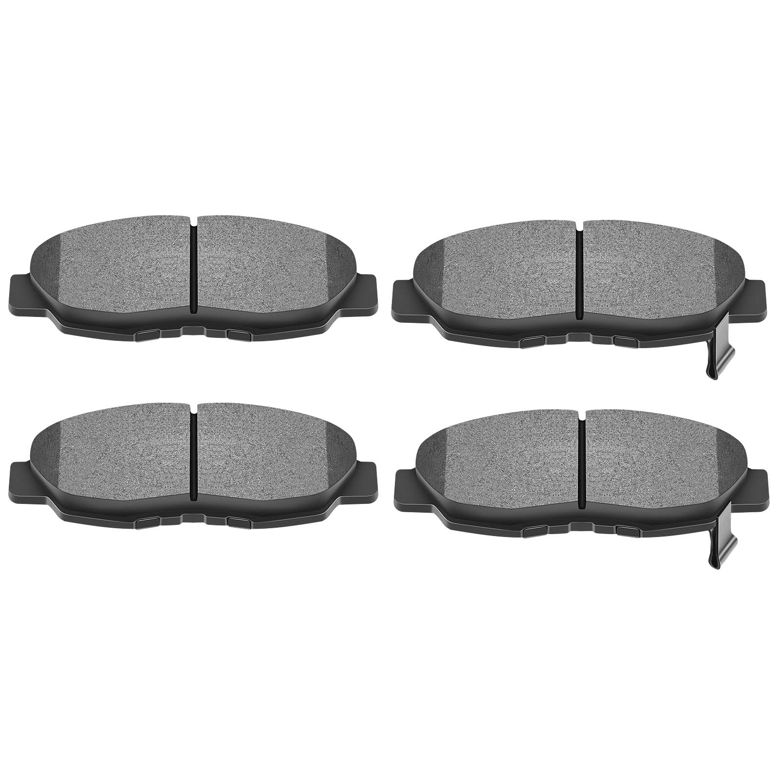 SCITOO Disc Brake Pads Kits D764-7573 Ceramic Front Brake Pads Set Fit For Acura For CL 1997-1999,For Honda For Accord 1990-2002