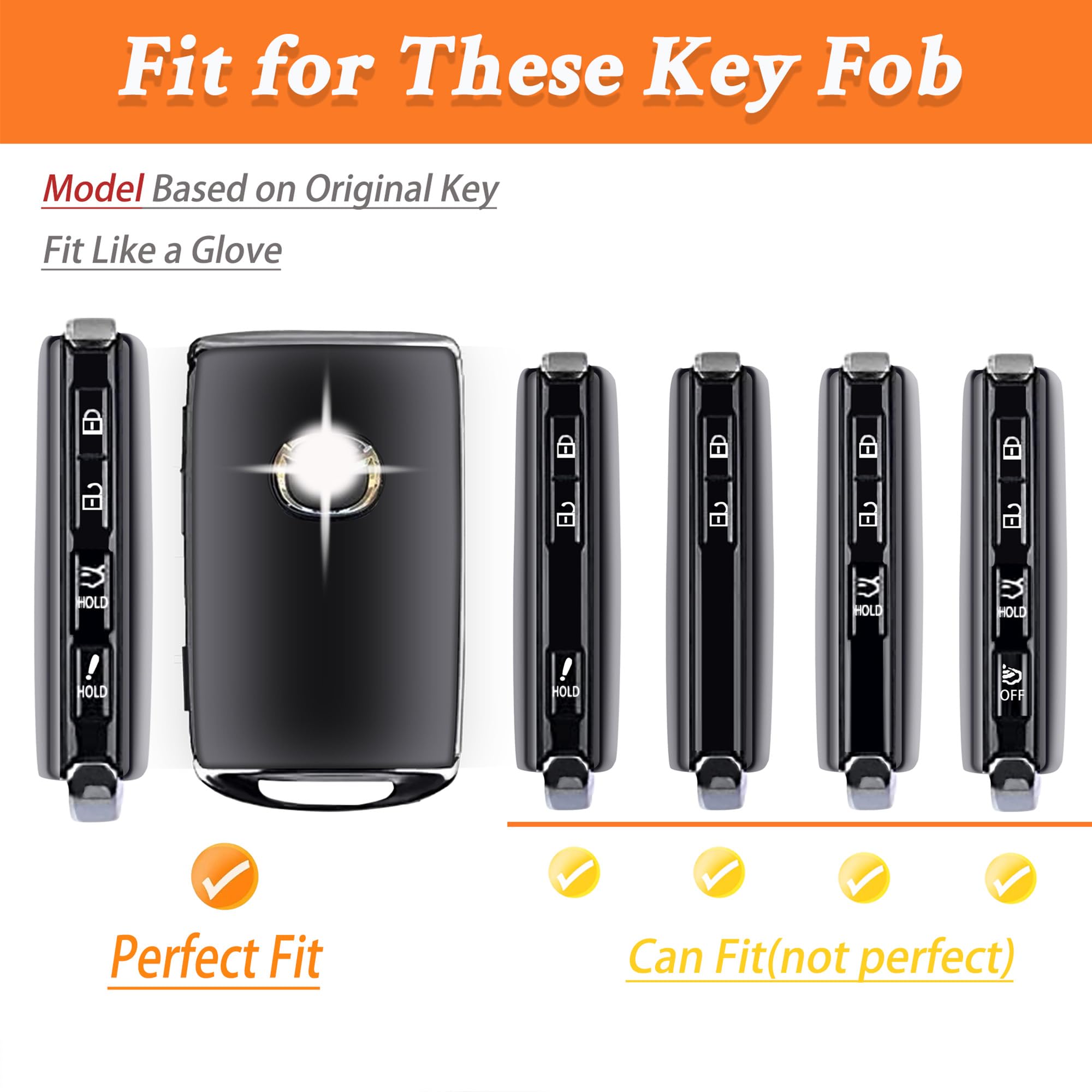 Tecarate Compatible For Mazda Key Fob Cover - Soft Tpu Key Fob Case Compatible For 2019-2022 Mazda 3, Mazda 3 Hatchback, 2020-2022 Mazda Cx-5, Cx-30, Cx-10 Smart Remote Keyless(Red