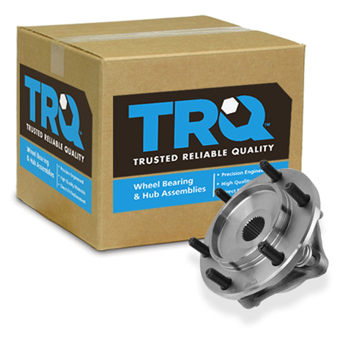 Trq Front Wheel Bearing & Hub Assembly 4Wd With Abs Sensor Compatible With 2010-2023 Lexus Gx460 2003-2009 Gx470 2003-2023 Toyot