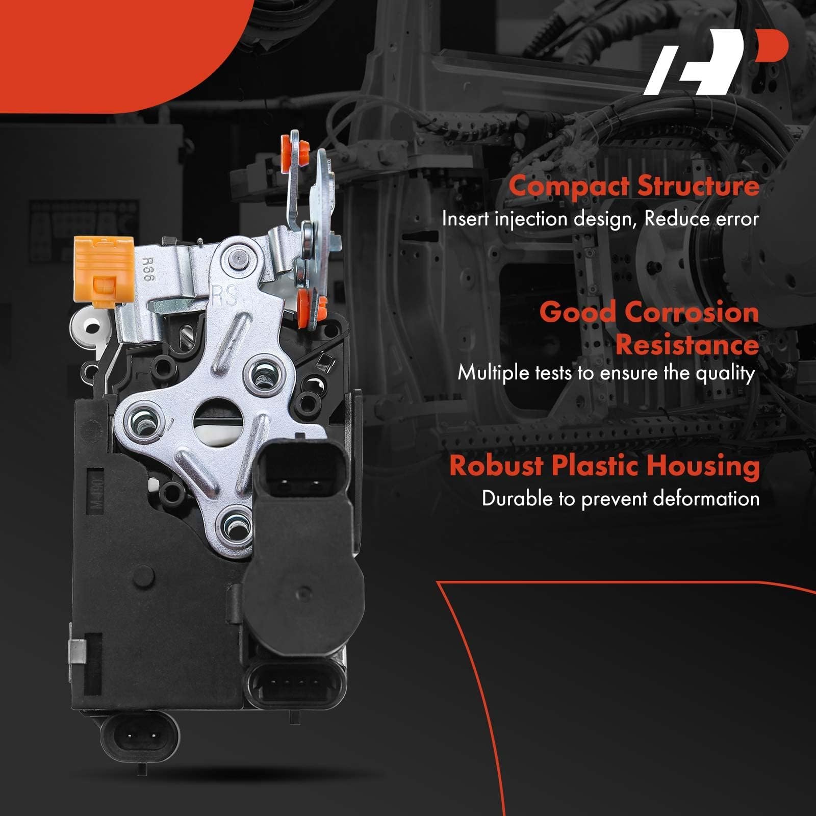 A-Premium Door Lock Latch Actuator Compatible With Cadillac Escalade, Chevy Chevrolet Avalanche, Silverado, Suburban, Tahoe & Gm