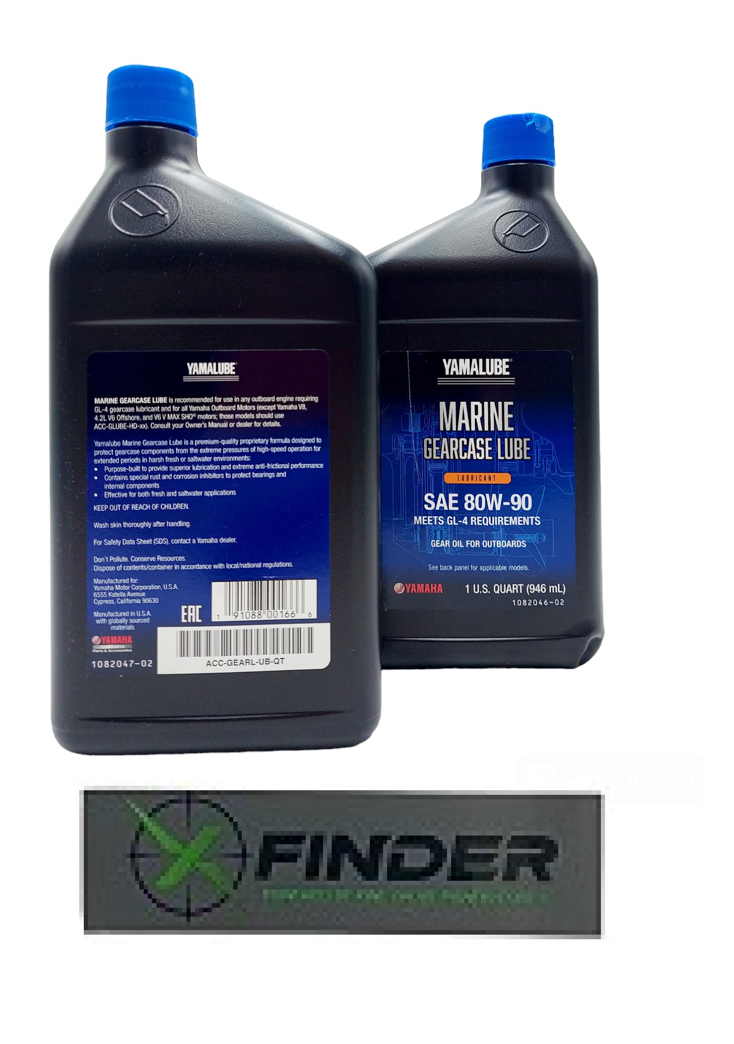 YAMAHA Original OEM Yamalube Acc-GEARL-UB-QT Marine Lower Unit Gearcase Lube Yamalube OEM - 2 Quarts