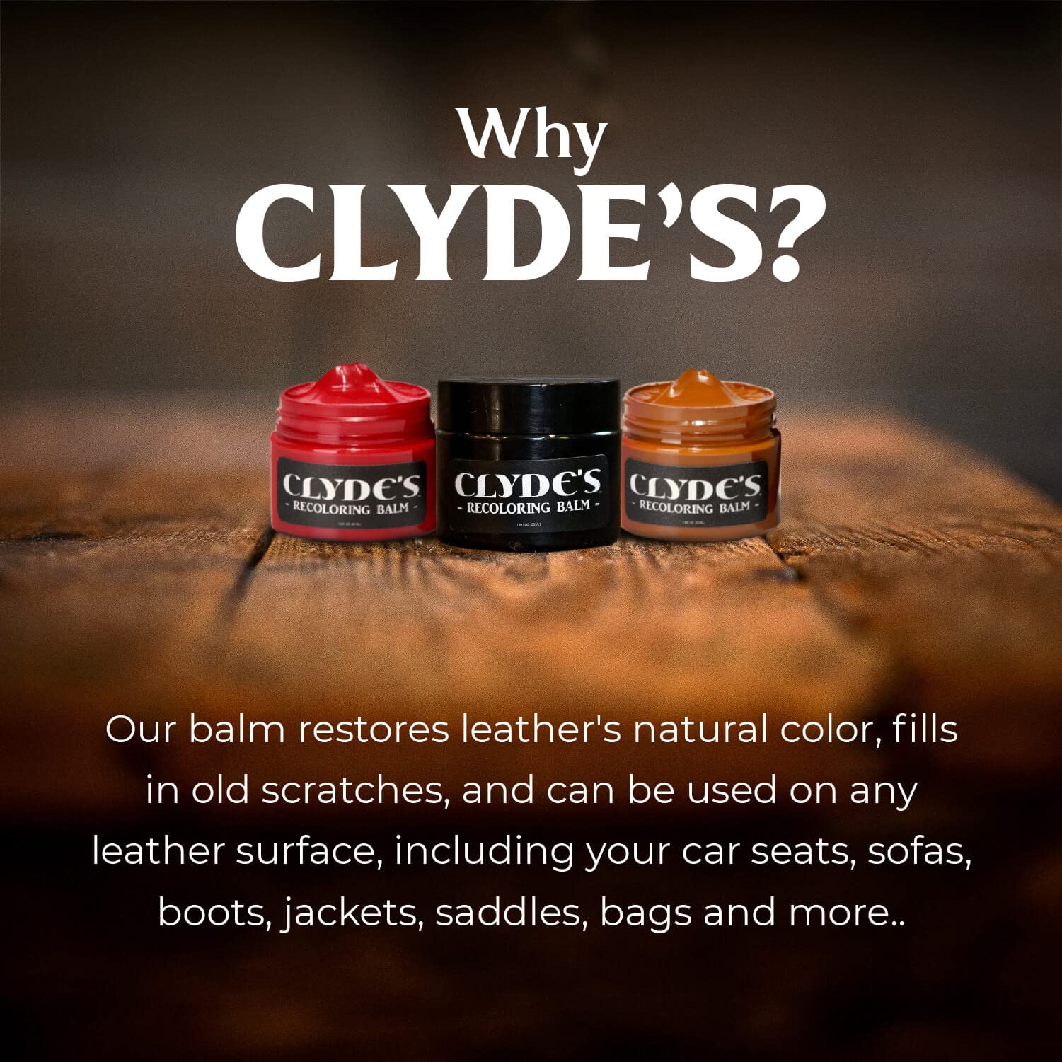 Clyde'S Recoloring Balm | Non-Toxic Material Dye & Restorer For Furniture, Car Seats, & More | 23 Colors (Grayish White, 50Ml)