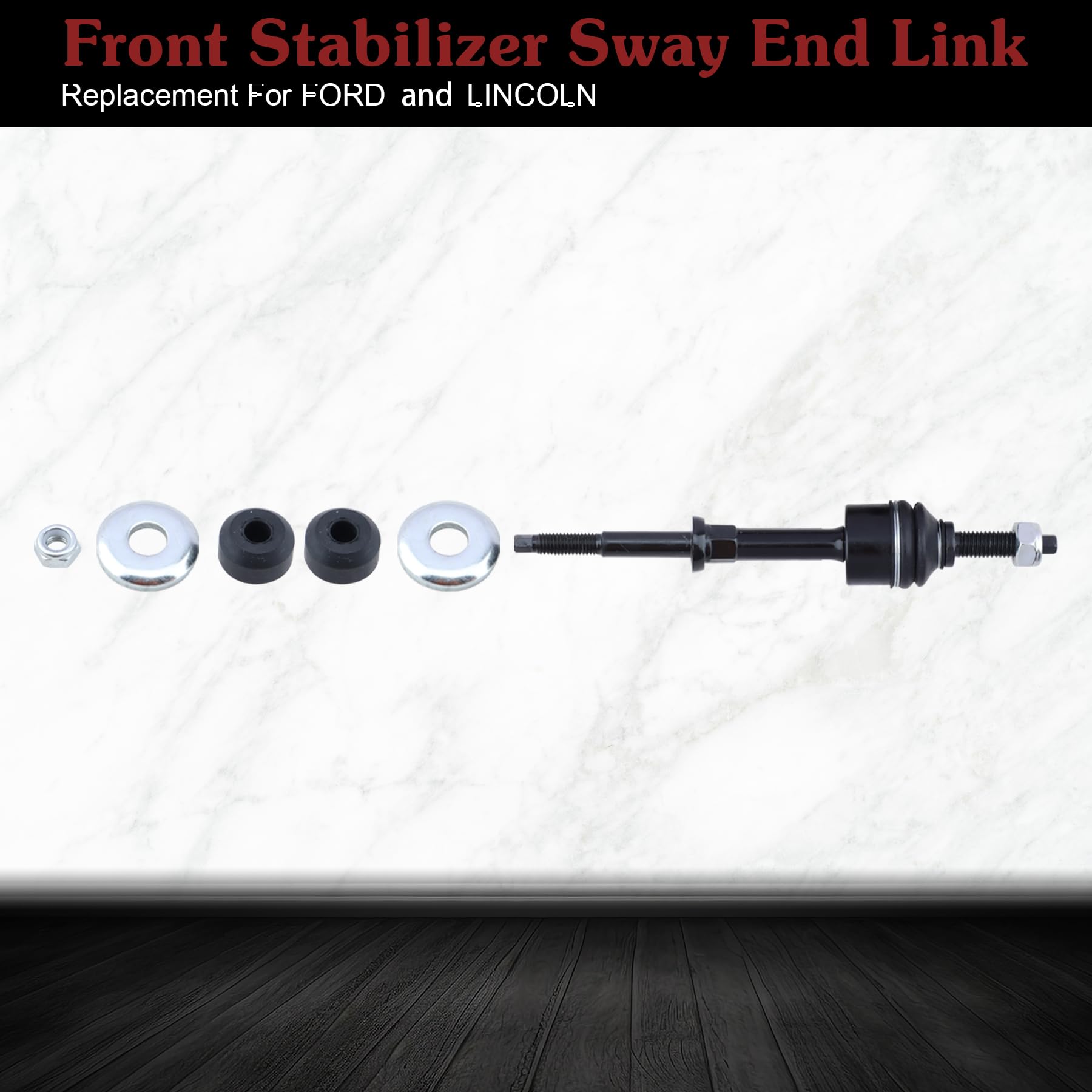 Stiueoav K80337 Sway Bar Link - Front Stabilizer End Link Compatible With 2005-2008 Ford F-150 Rwd?2006-2008 Lincoln Mark Lt