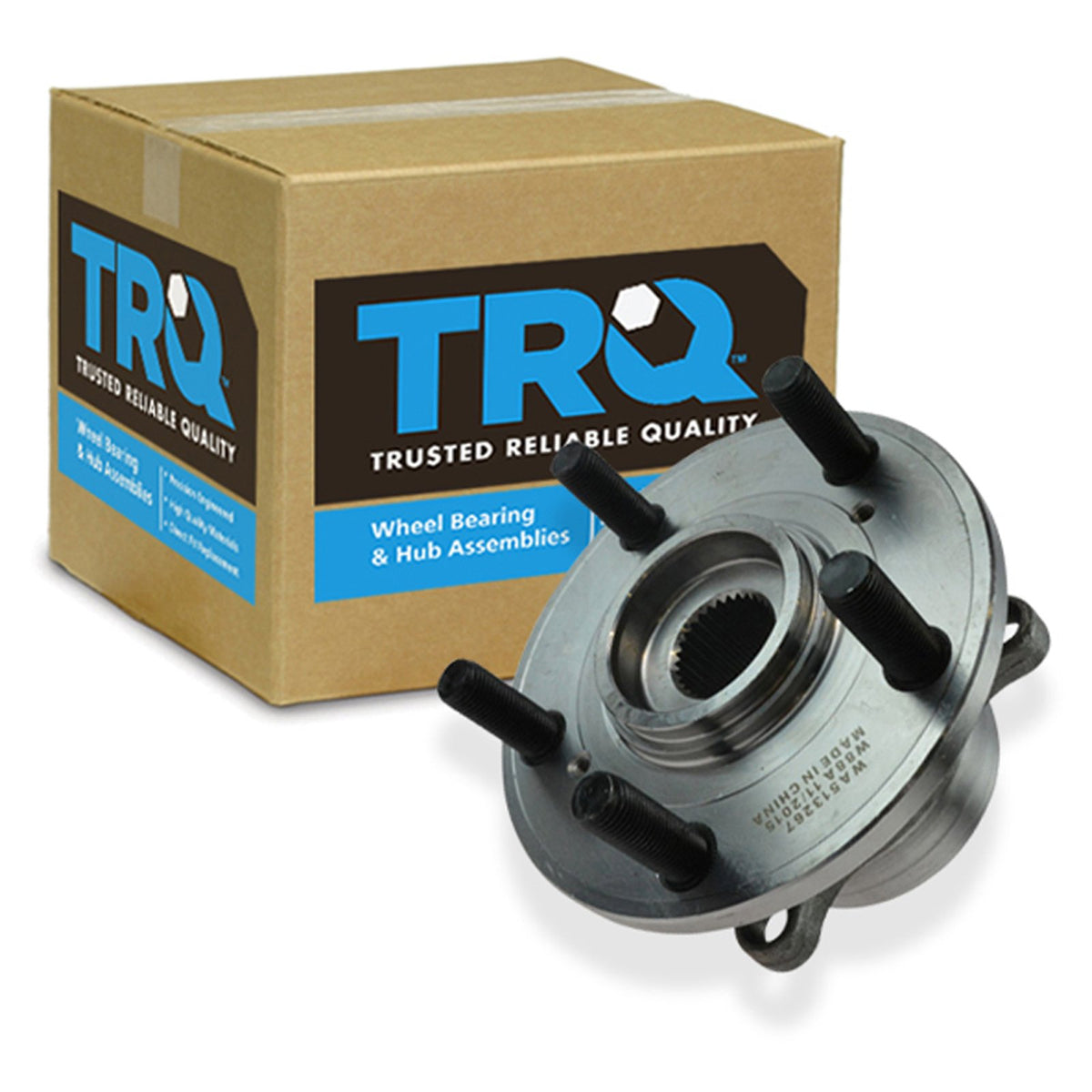 Trq Front Left Right Wheel Hub Bearing Assembly Driver Passenger Side Compatible With 2007-2013 Acura Mdx 2010-2013 Zdx 2009-201