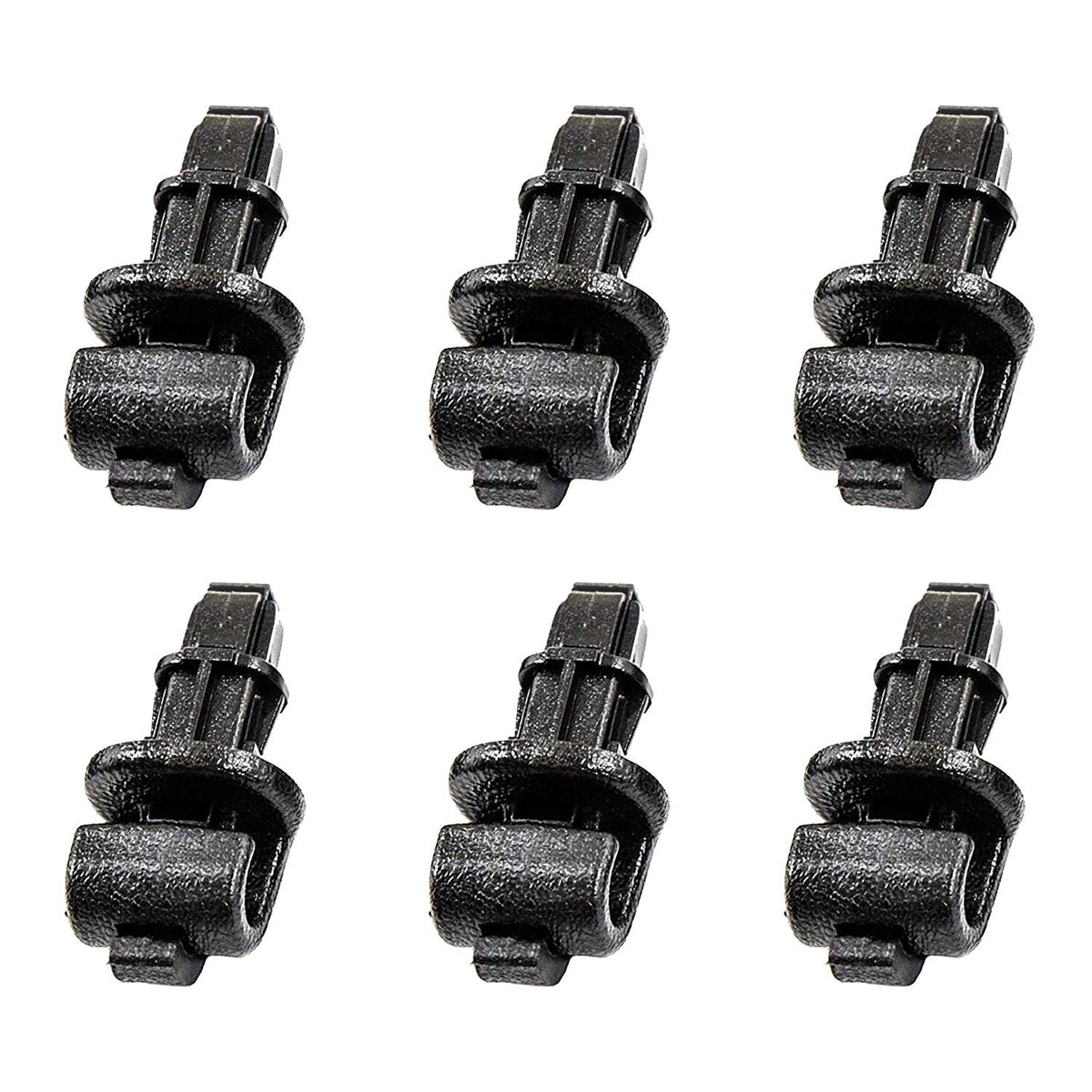 Xislet Set of 6 Sunshade Hook Clips Replacement for Odyssey Compatible with 2005-2010 Odyssey Sliding Door Holder 83-715-SHJ-A21ZA, 83715-SHJ-A21ZA