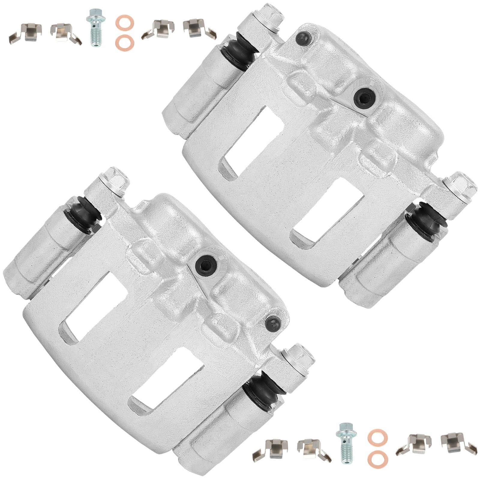 cciyu 18B4695 18B4694 Front Left & Right Brake Calipers With Bracket For Chevy For Blazer/For S10,For GMC For Jimmy/For Sonoma,F