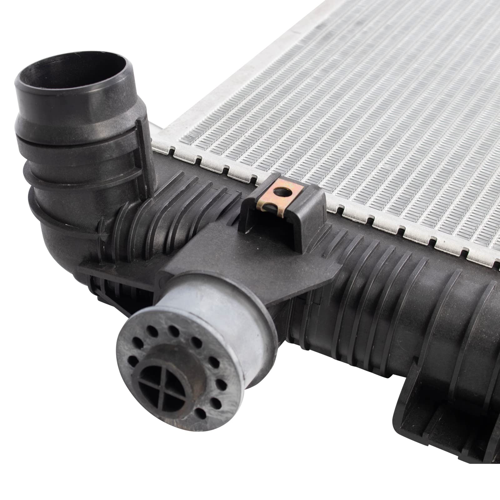 Trq Front Radiator Assembly Aluminum Core Compatible With 11-16 Ford F-250 Super Duty F-350 Super Duty F-450 Super Duty F-550 Su