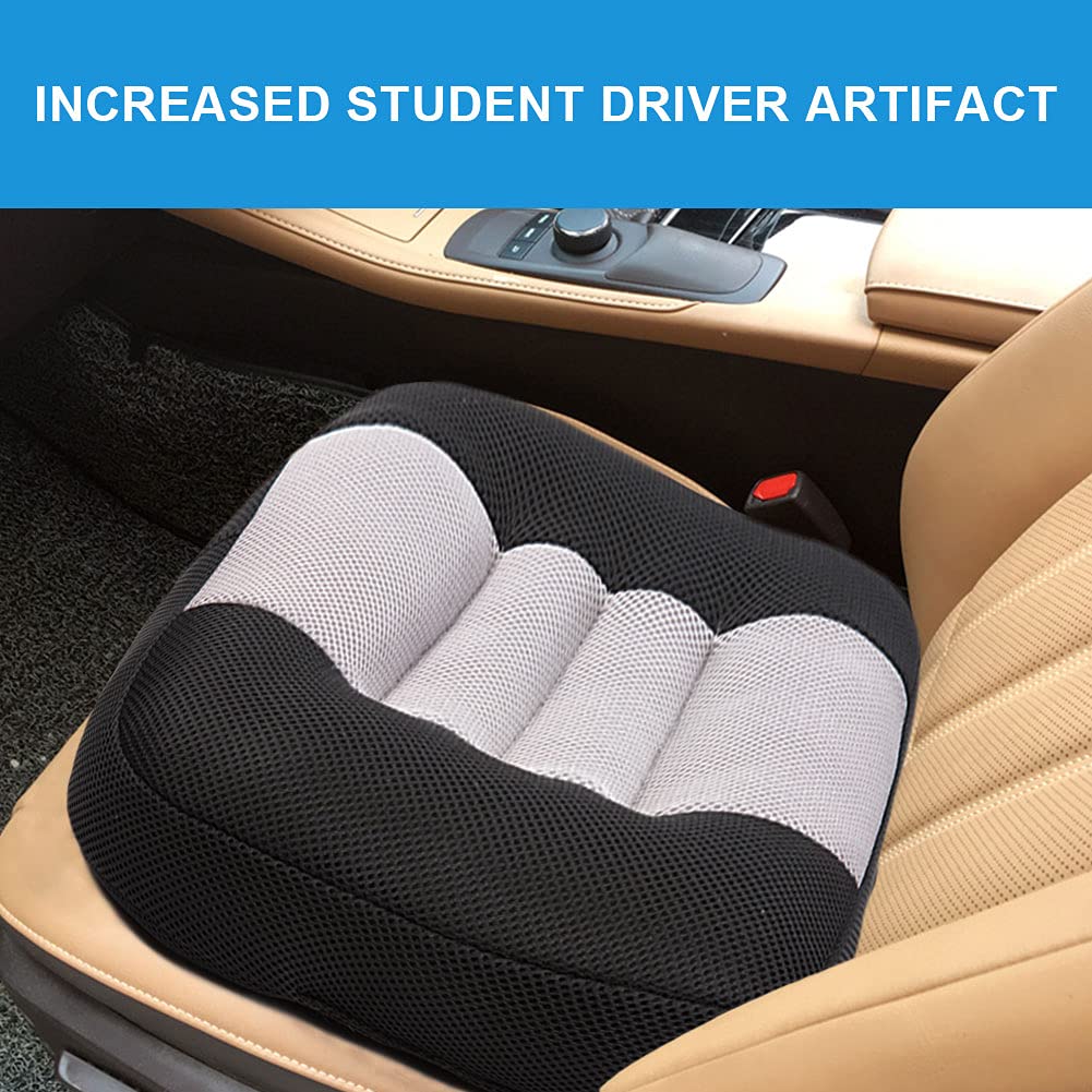 Car Booster Seat Cushion Raise The Height For Short People Driving Hip (Tailbone) And Lower Cack Fatigue Relief Suitable For Tru