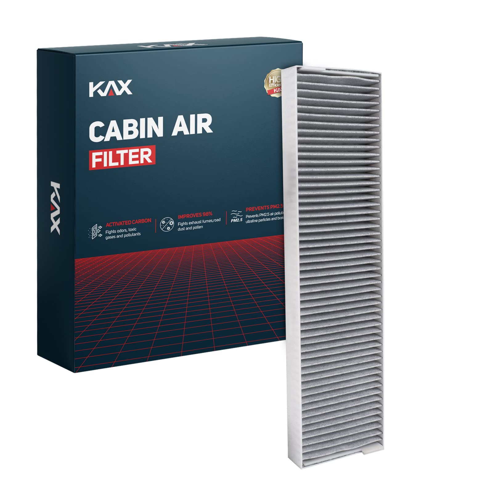 Kax Fresh Breeze Cabin Air Filter, Cf10141 Replacement For Chevy Equinox 2005-2009, Vue 2002-2007, Torrent 2006-2009, Xl-7 2007-