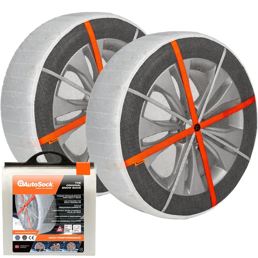Autosock For Passenger Vehicles Hp540, Snow Socks For Tires, Pack Of 2