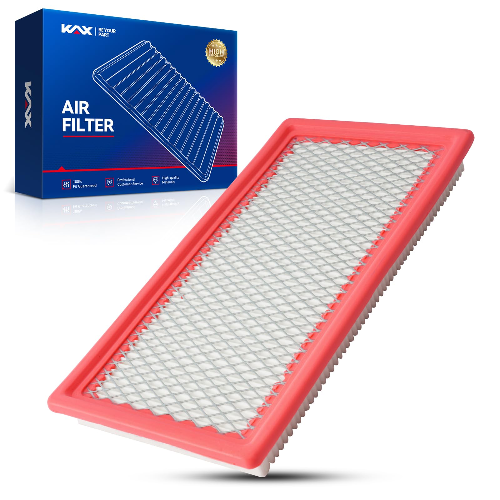 Kax Engine Air Filter, Ca10118 Replacement For Dodge Caliber 2007-2010, Jeep Patriot 2007-2010, Compass 2007-2010