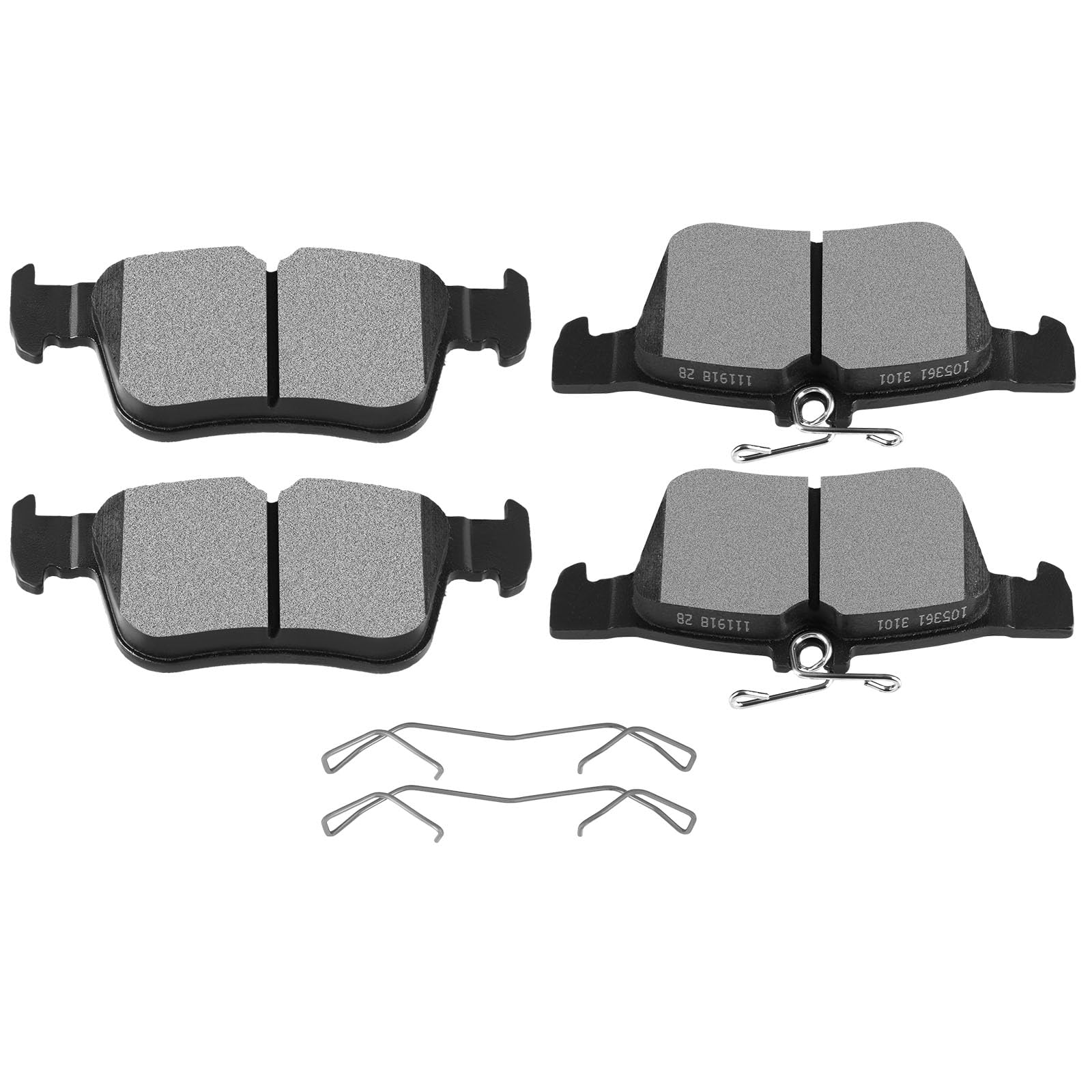Scitoo D1665 Rear Semi-Metal Brake Pads Sets Fit For Ford For Edge/For Escape/For Fusion,For Lincoln Continental/Mkc/Mkx/Mkz/Nau