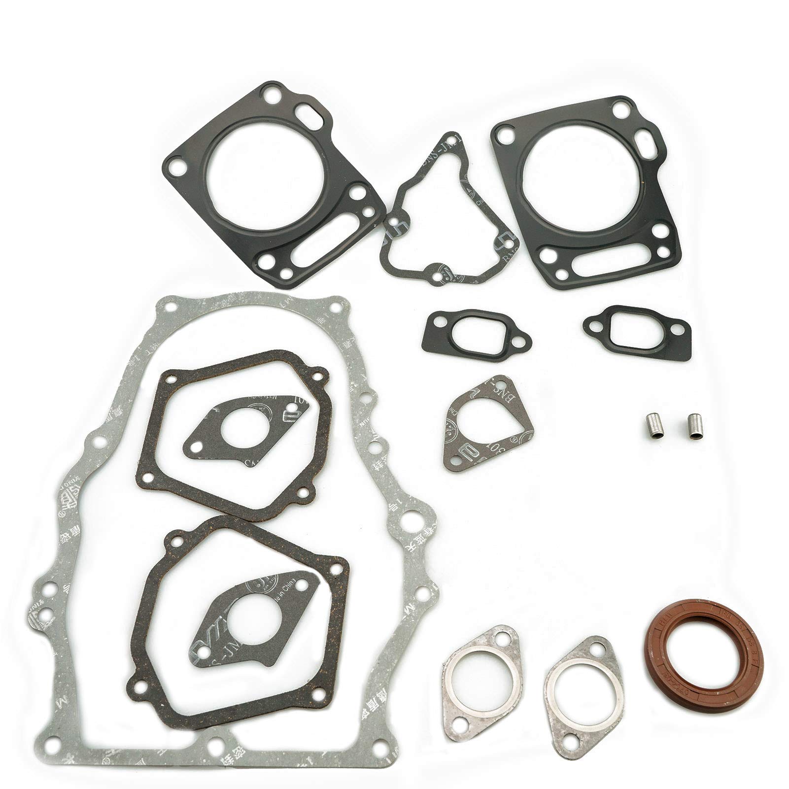 Hz Full Set Of Gaskets Including Crankcase Gasket, Cylinder Head Gasket Carburetor Gasket Muffler Gasket Plus Oil Seal For Honda