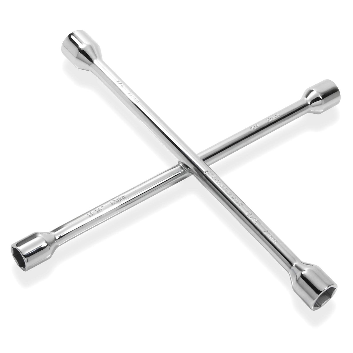 Powerbuilt 14-Inch Universal Lug Wrench, Fits SAE and Metric Lug Nuts, Roadside or Shop Vehicle Car Tire Repair, Heavy Duty - 94