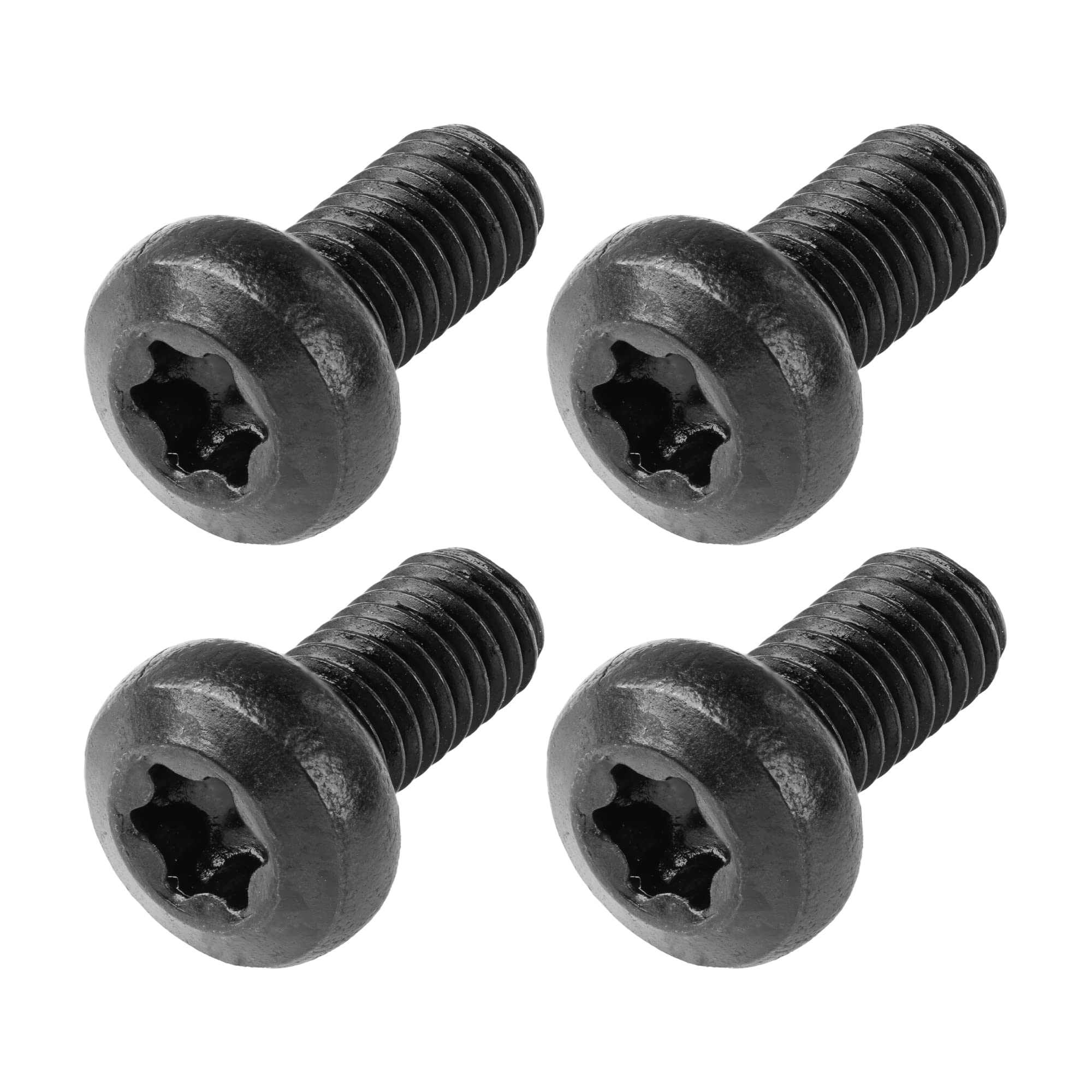 Black License Plate Screws For Tesla Model 3, Model Y, & Bmw (4 Pack) M5-0.8 X 8Mm Security T25 Drive Head 18-8 Stainless Steel