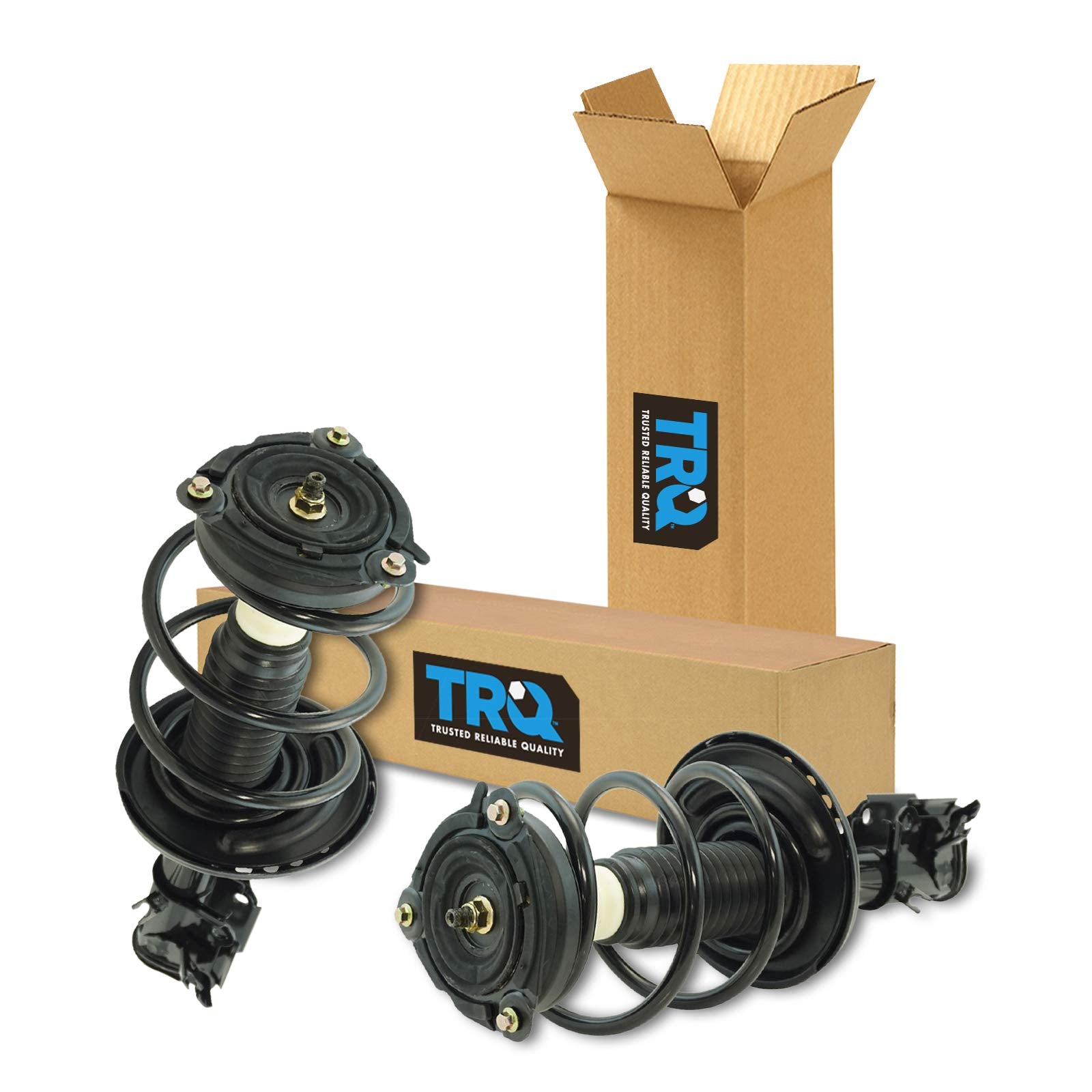 Trq Front Strut & Coil Spring Assembly Set Driver & Passenger Sides Compatible With 13-18 Nissan Altima
