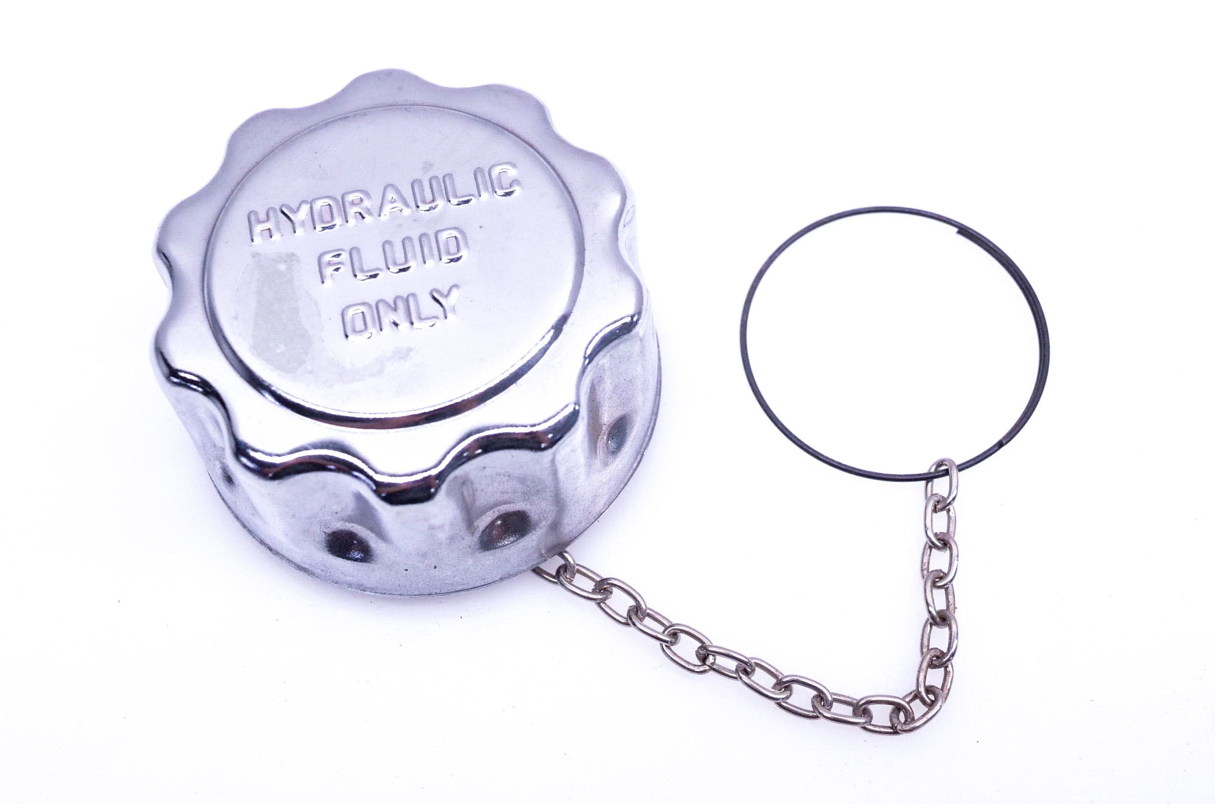 Replacement Cap With Chain For Chrome Filler-Strainer Breather Cap Assembly