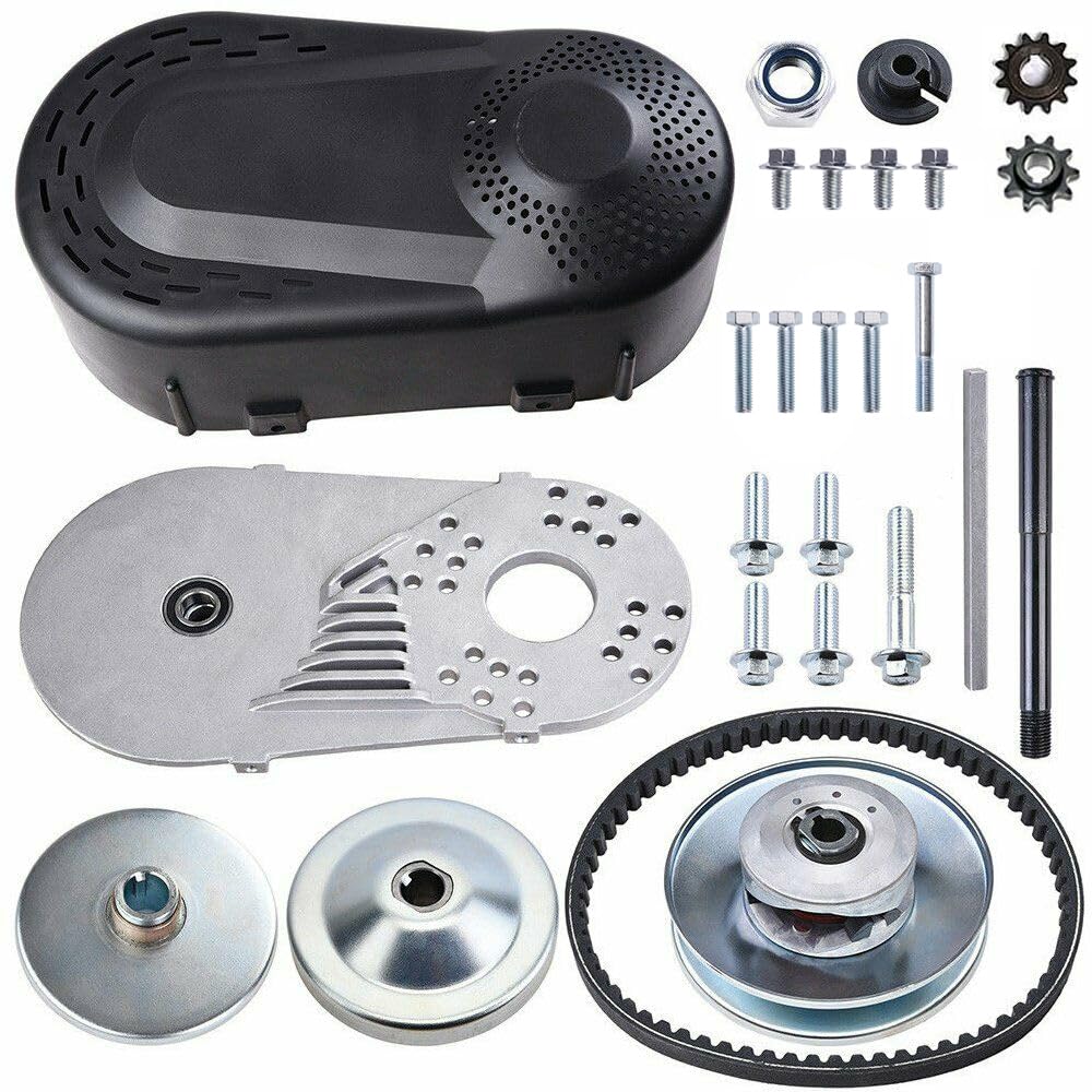 212CC Torque Converter 6.5 HP 3/4'' Go Kart Mini Bike Comet Clutch 10T 40/41 and 12T 35 Chain Predator Driver Pulley Replacement