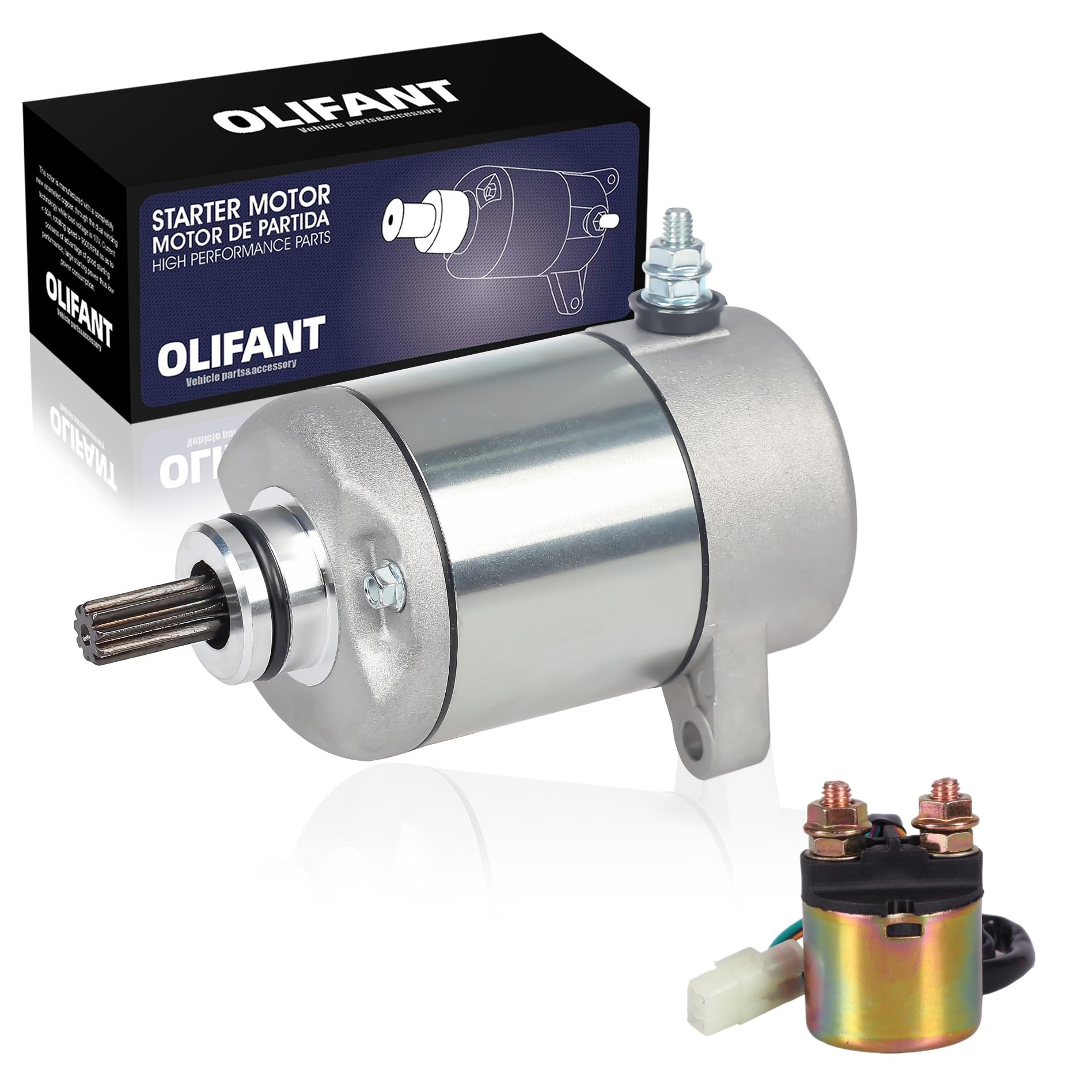 Starter Motor For Honda Rancher 350 Trx350Fe Trx350Fm Trx350Te Trx350Tm Trx350 Rancher 350 Starter Fourtrax 2000 2001 2002 2003 2004 2005 2006 Atv Utv