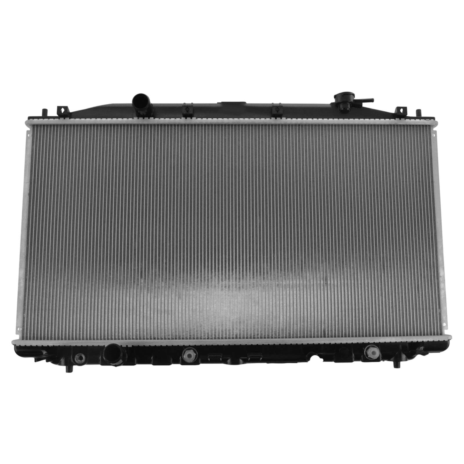 Trq Radiator Assembly Aluminum Core Compatible With 08-12 Honda Accord 12-15 Crosstour Cu2990 Ho3010217