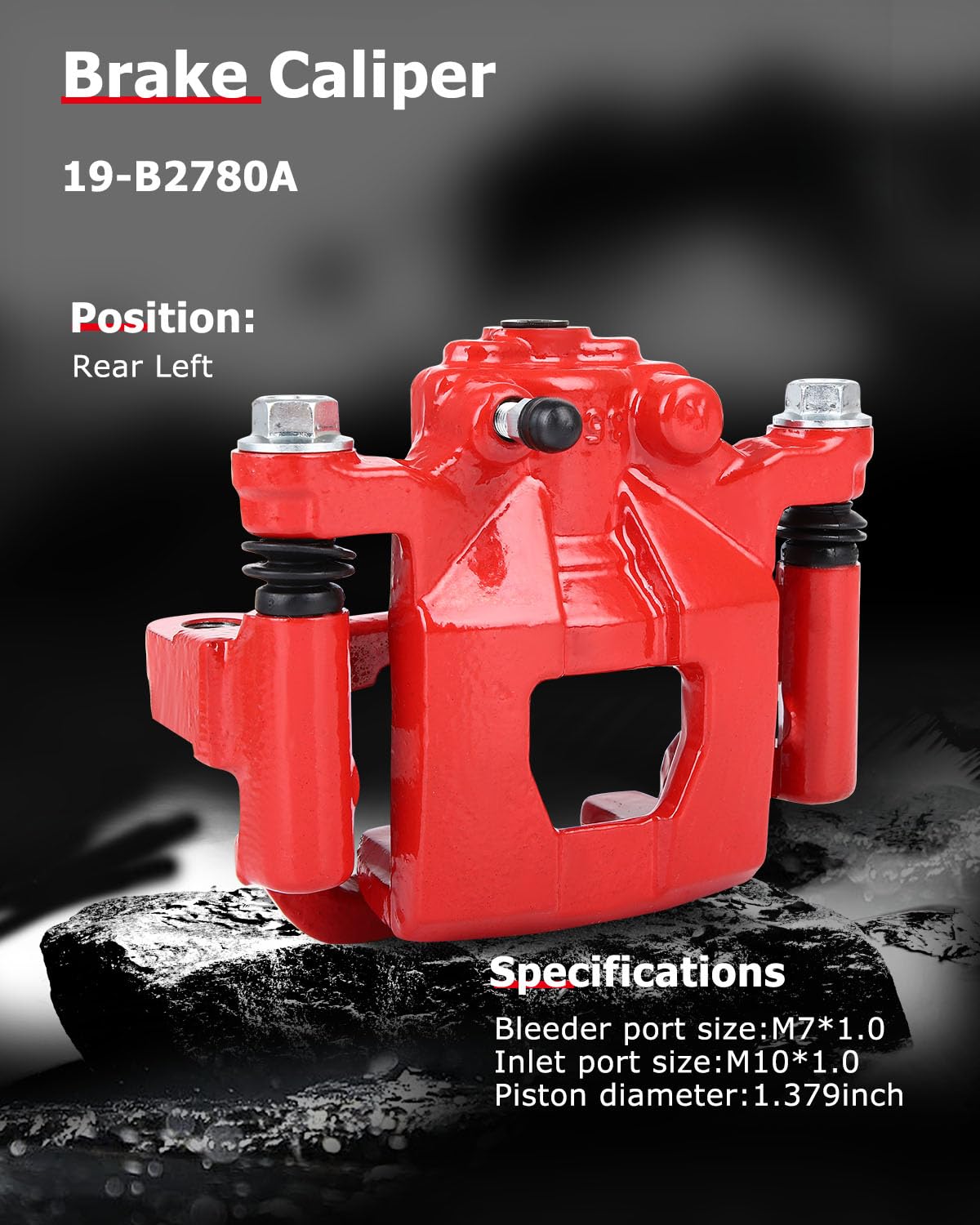 cciyu 19-B2780A Rear Left Brake Caliper With Bracket For Nissan Altima 2002-2006 201-2018,For Nissan Maxima 2003-2007