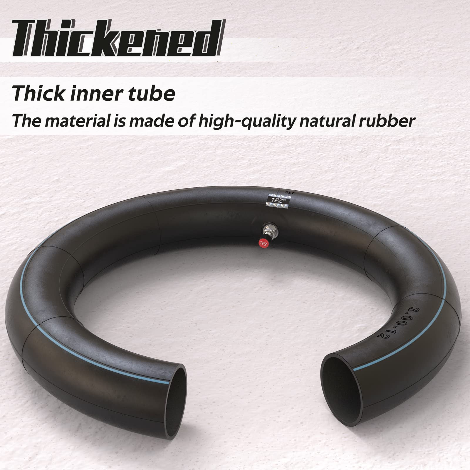 1PZ 9LN-7GC 3.00-12 Inner Tube 80/100-12 Tube Replacement for Honda CRF50 CRF110 XR70 KLX110 Kawasaki KLX 110 Yamaha TTR90 TTR11