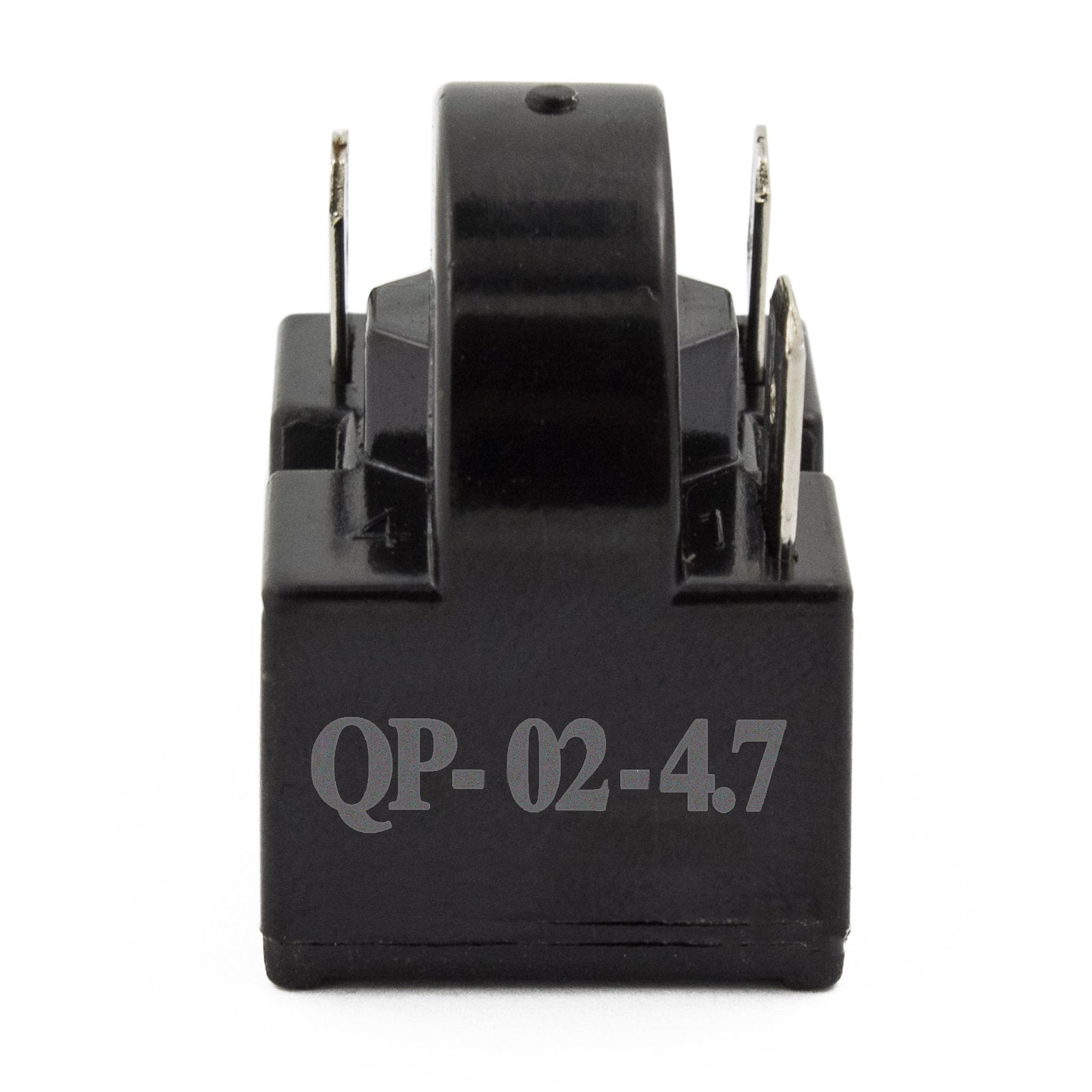 Bestparts Qp2-4.7 Starter Relay, 4.7 Ohm, 3 Pin, Black, Automatic, Replacement Refrigerator Relay