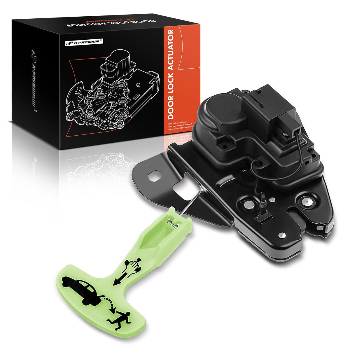 A-Premium Rear Tailgate Lock Trunk Latch Actuator Compatible With Chrysler 300 2005-2018, 200 2011-2014 & Dodge Dart 2013-2016, 