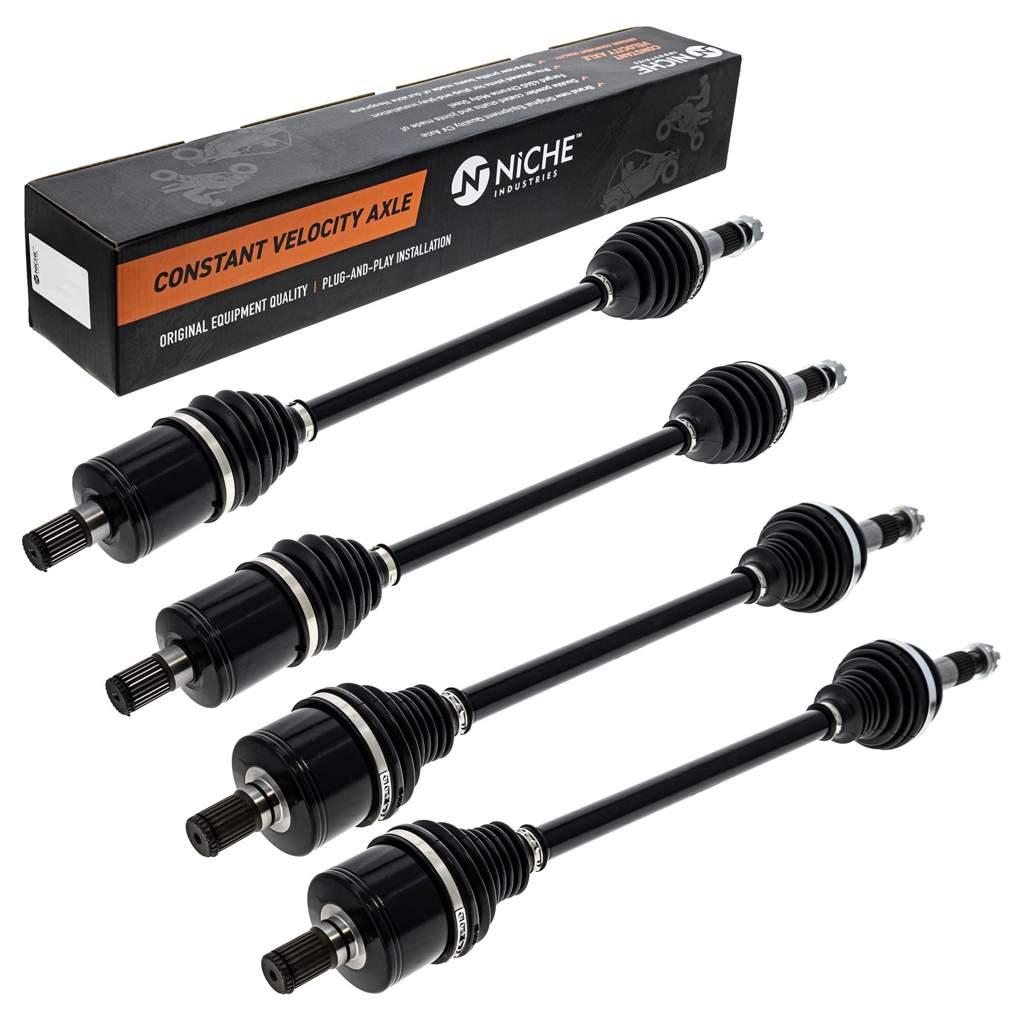 Niche Front Rear Cv Axle Kit For Can-Am Maverick Sport Commander 1000R Xmr Xtp Xxc 705402282 705502757