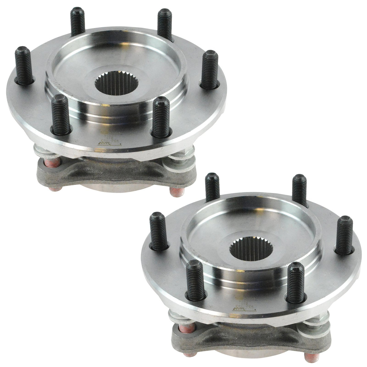 Trq Front Wheel Hub Bearings Assembly Set Compatible With 2010-2021 Lexus Gx460 2003-2009 Gx470 2003-2021 Toyota 4Runner 2007-20