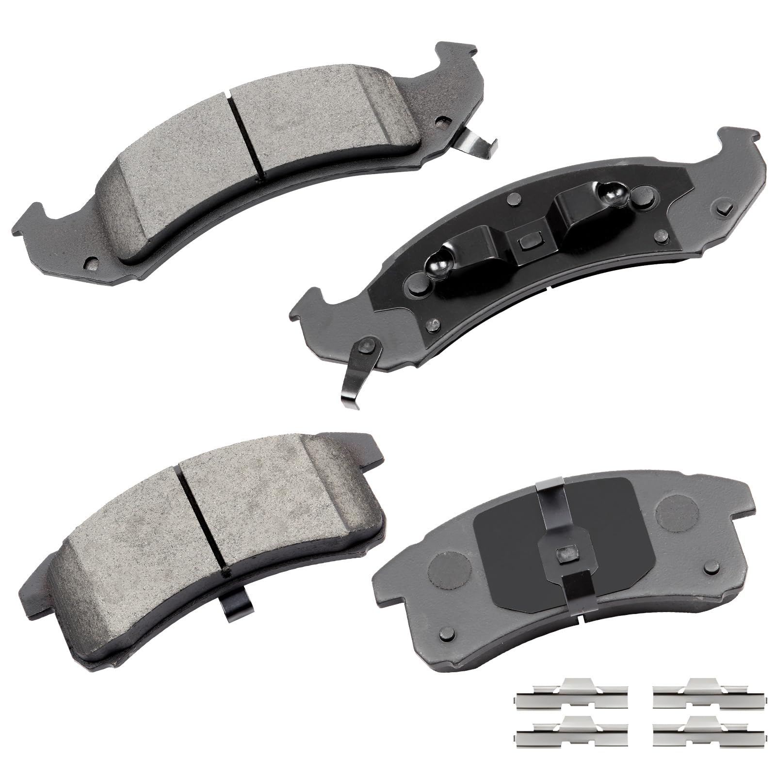 Cciyu D623 Front Ceramic Brake Pads Kits 4Pcs Fit For Buick Lesabre,Riviera,For Cadillac Deville,Seville,For Chevy Lumina Apv,Fo