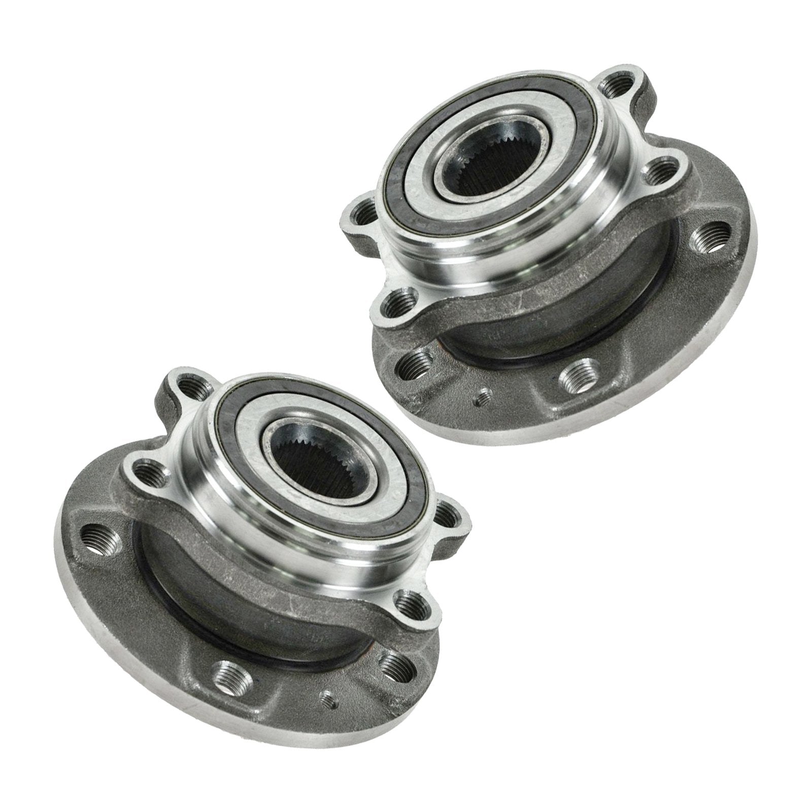 Front Wheel Hub & Bearing Pair Set Of 2 Kit Compatible With Audi A3 Tt Vw Passat Jetta Golf