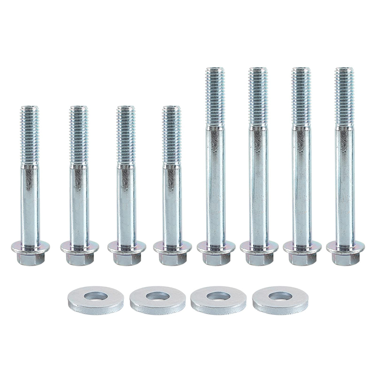 GSTP 12pc Engine Stand Bolt Kit Stand Bolt Flange Compatible with LSX LS LS1 4.8L 5.3L 6.0L 6.2L LR4 LQ4 LS6 LQ9 L33 LS2 LH6 L92