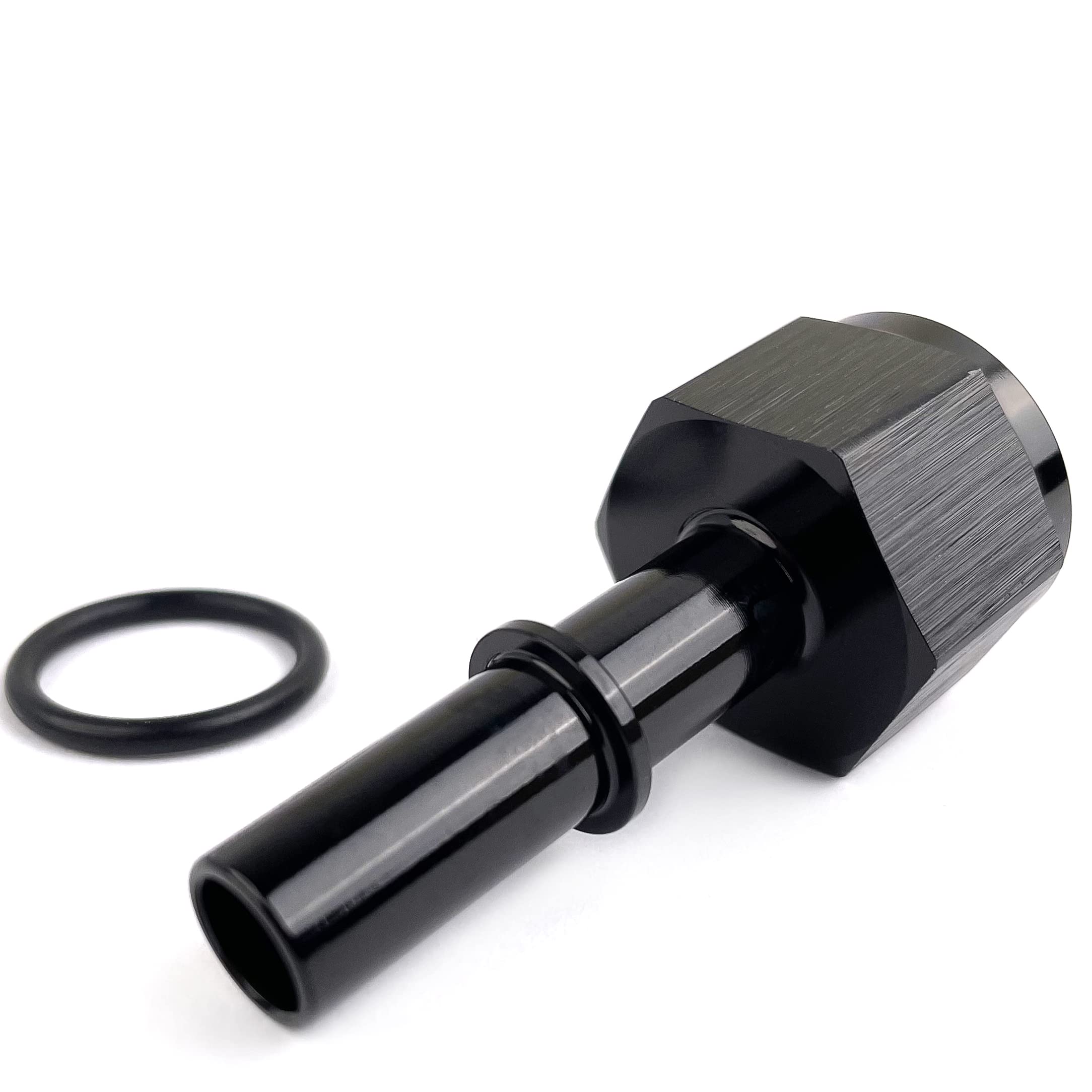 Aluminum Female 8An Flare To 3/8 Sae Quick Disconnect Push-On Efi Hose Fitting Female 8 An To 3/8 Hose Line Adapter