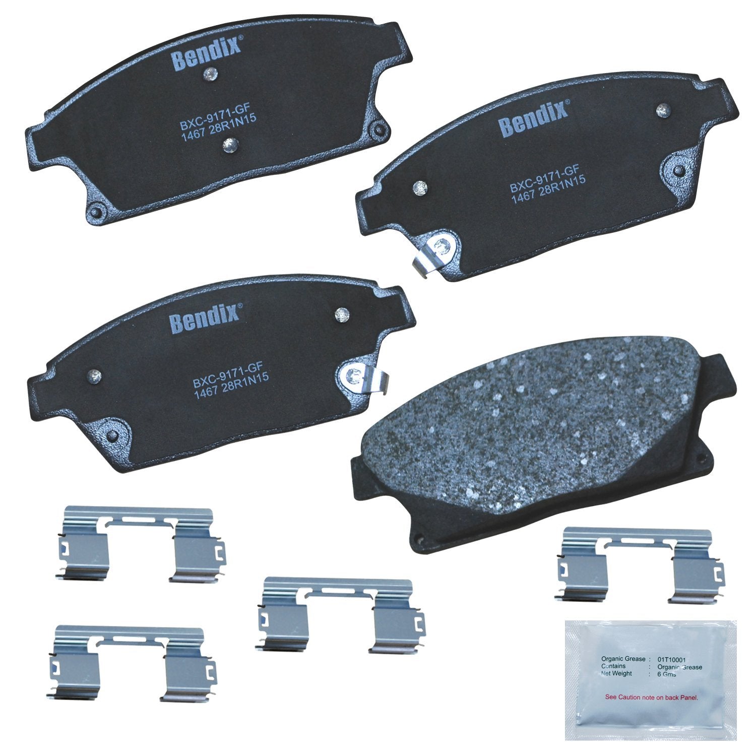 Bendix Priority1 Cfc1467 Ceramic Front Brake Pads For Buick Encore 2017-2013,Verano 2017-2012,Cadillac Ats 2016-2013,Chevrolet C