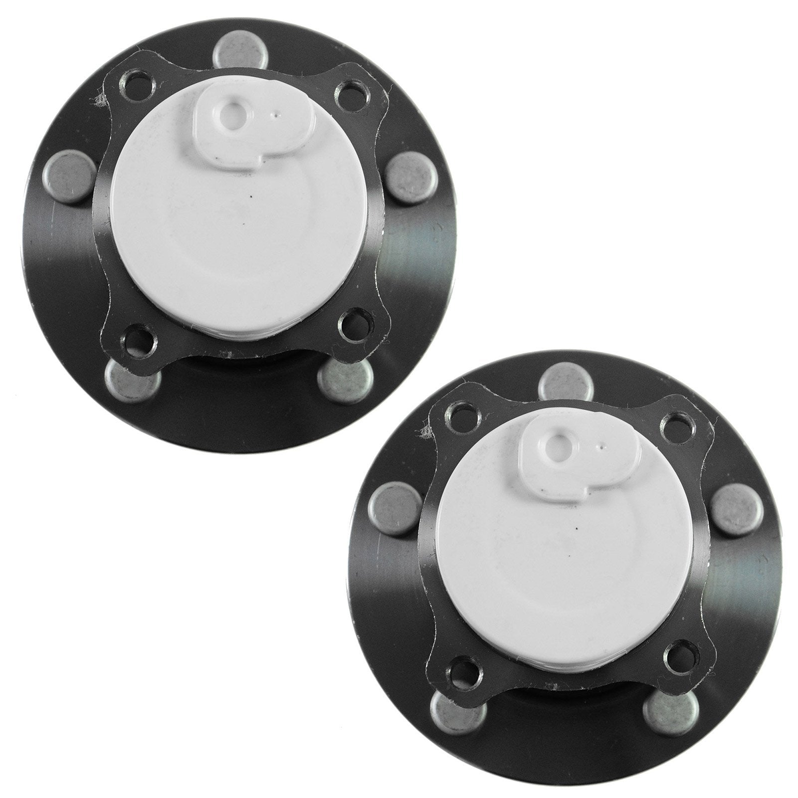 Trq Rear Wheel Hub Bearings Assembly Set Compatible With 2004-2013 Mazda 3 2006-2015 5